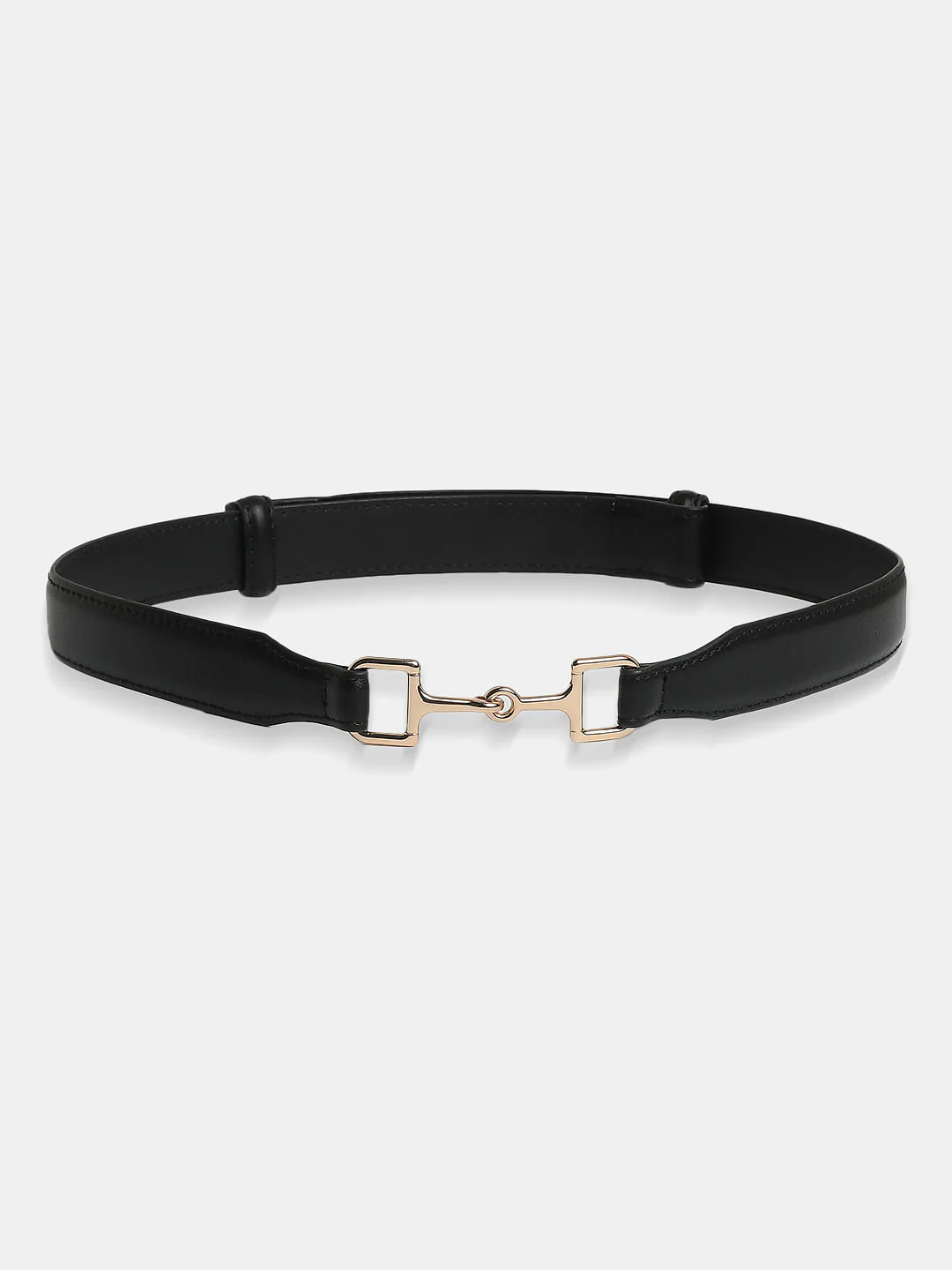 Black Pu Waist Belt - Image 2