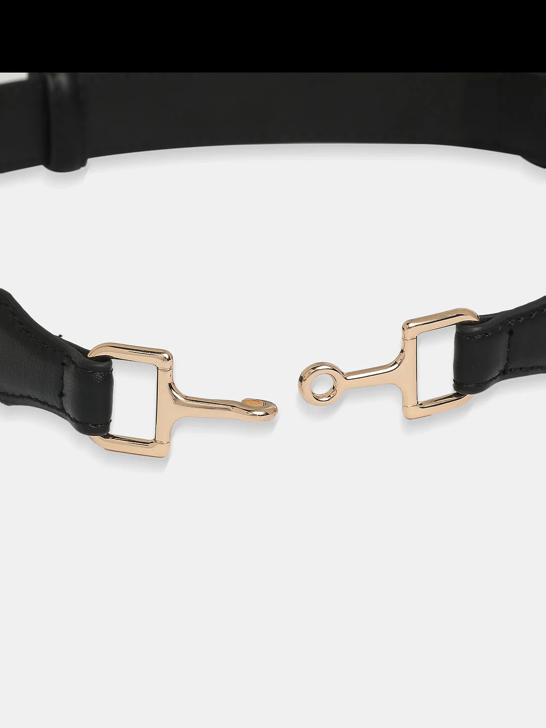 Black Pu Waist Belt - Image 3