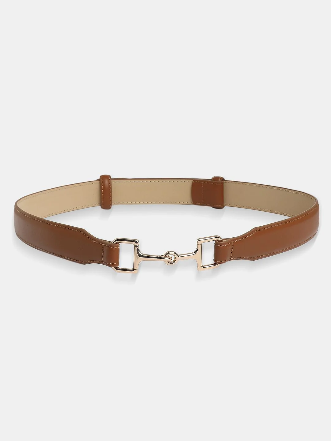 Brown Pu Waist Belt - Image 2