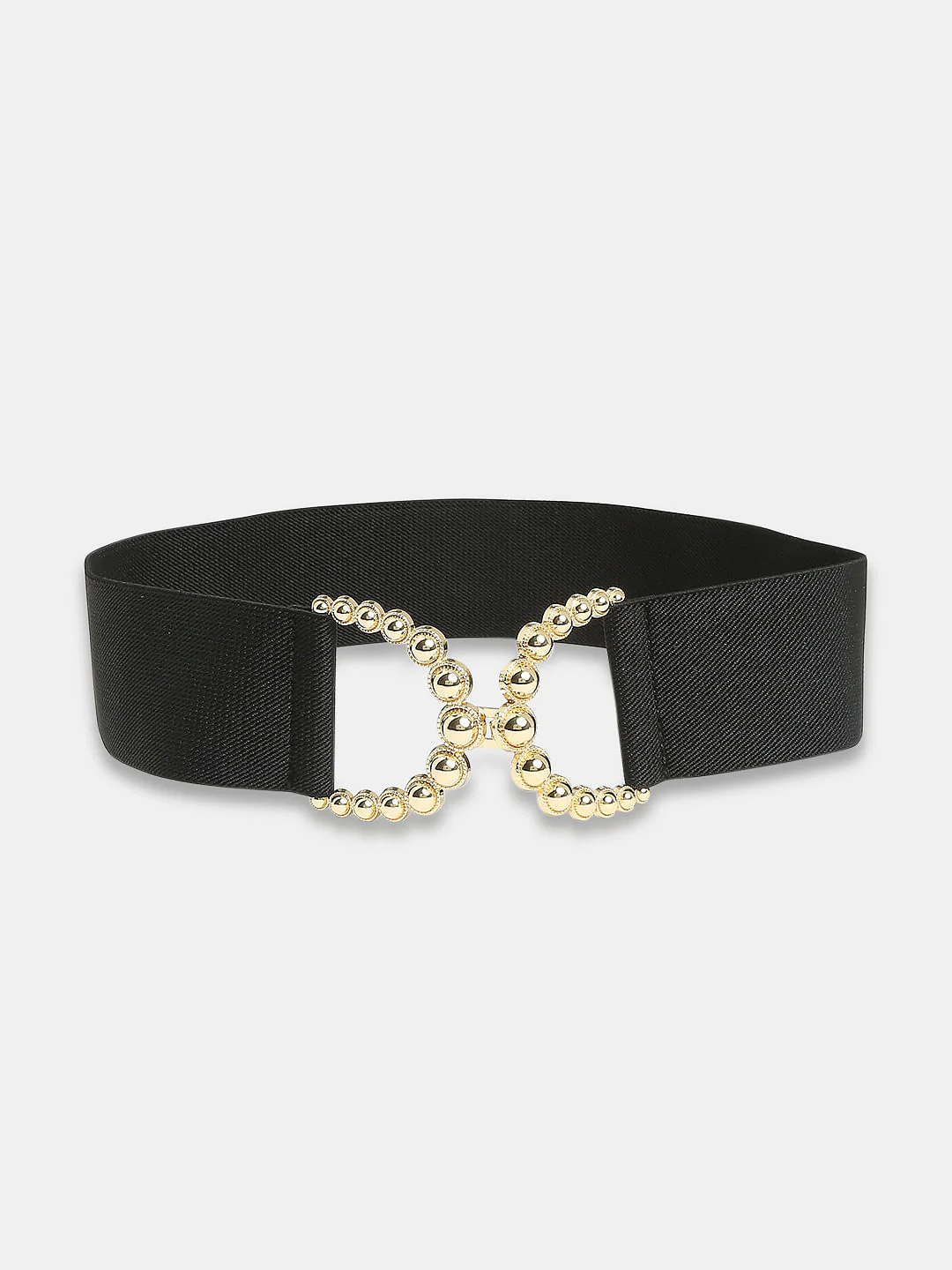 Black Wide Waist Belt - Image 2