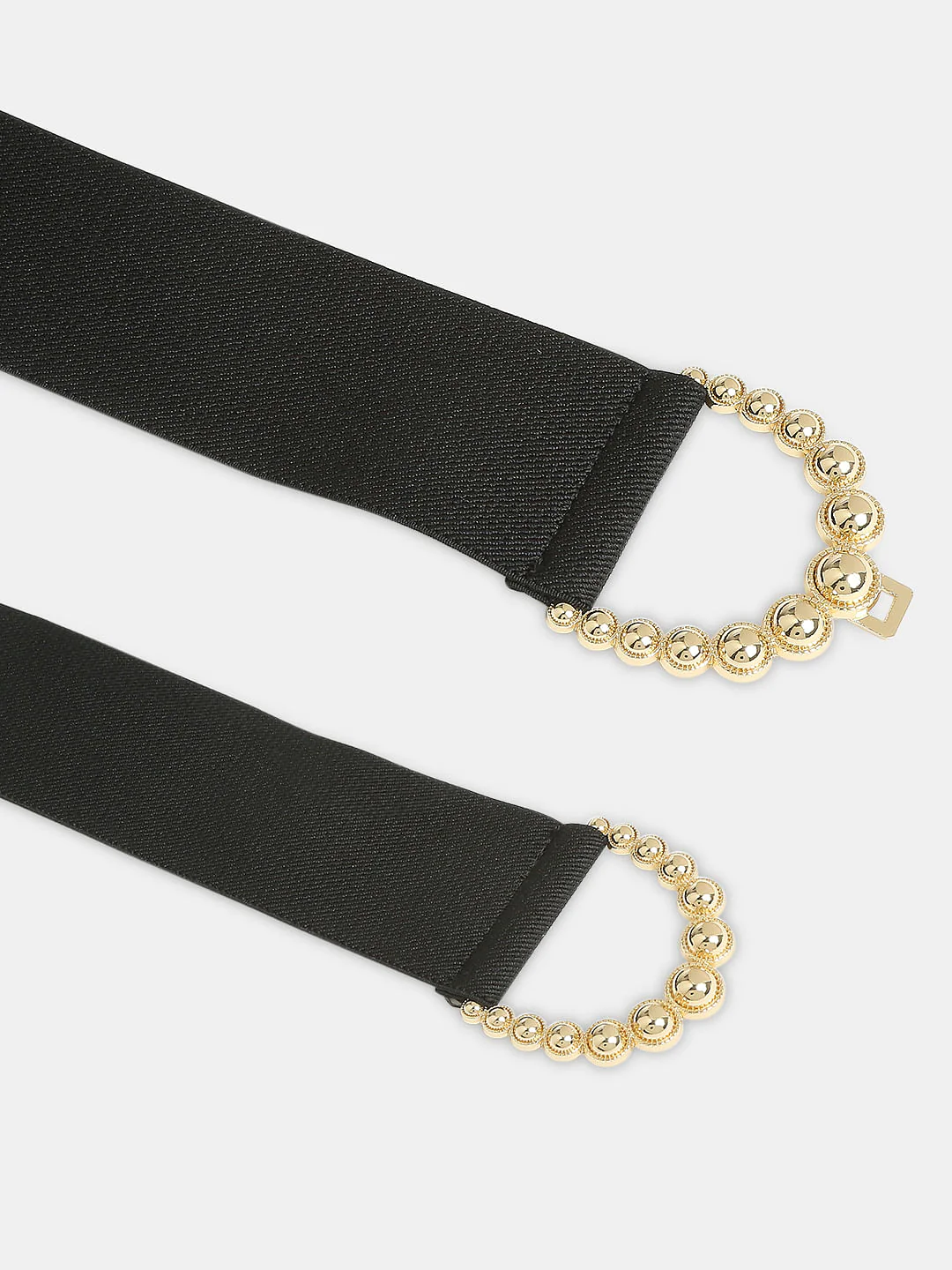 Black Wide Waist Belt - Image 4