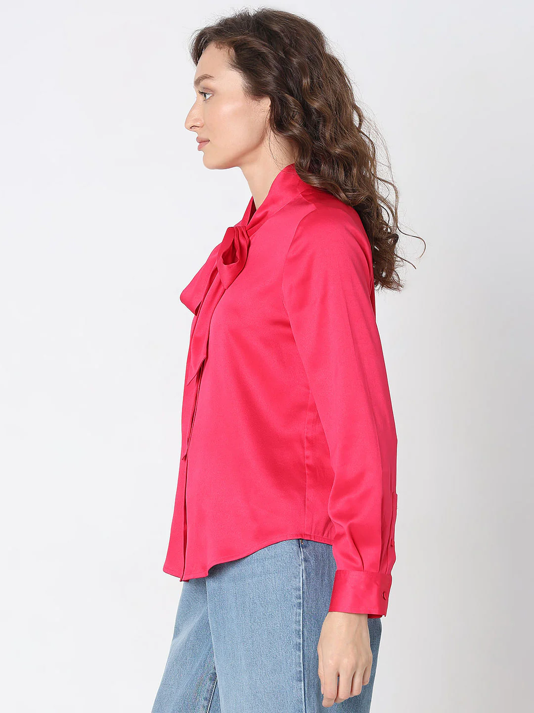 Pink Satin Top - Image 3