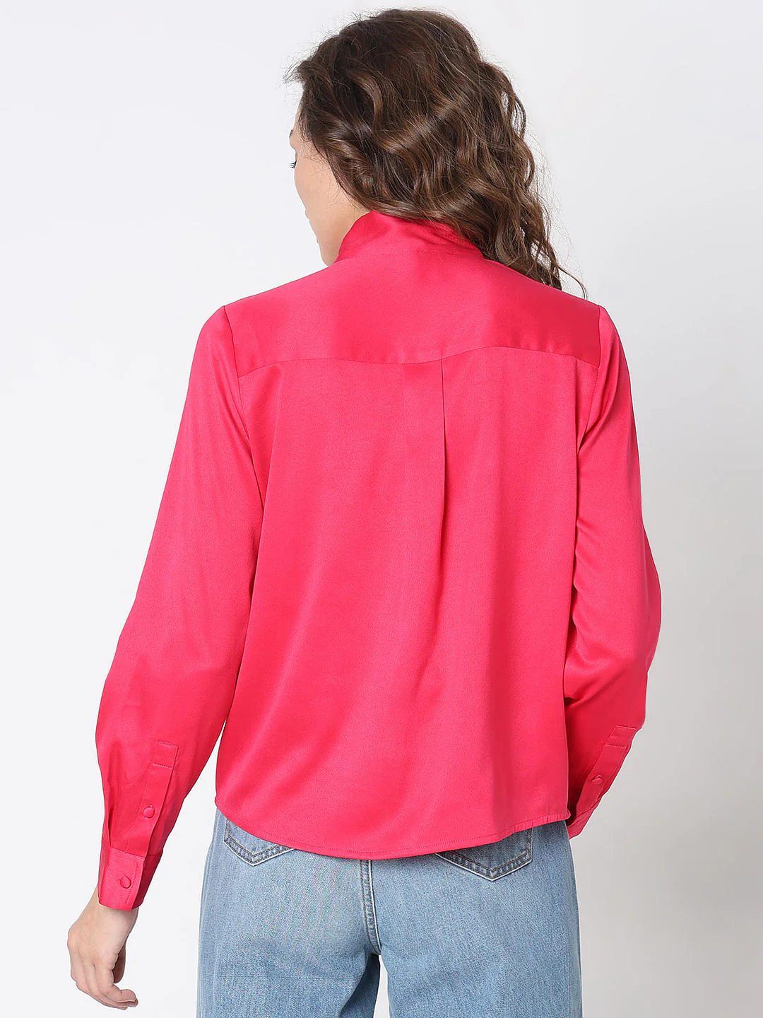 Pink Satin Top - Image 4