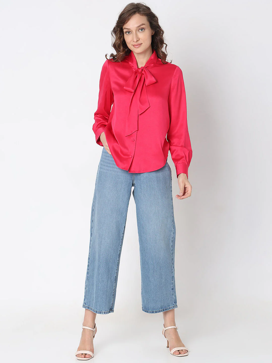 Pink Satin Top - Image 5