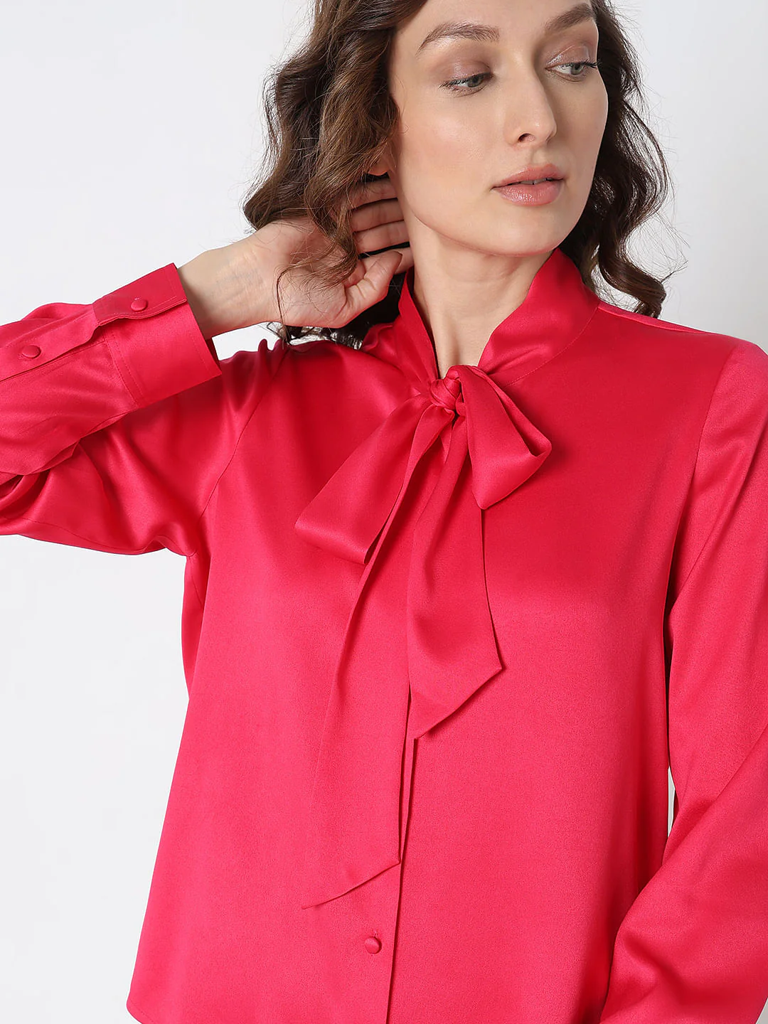 Pink Satin Top - Image 6