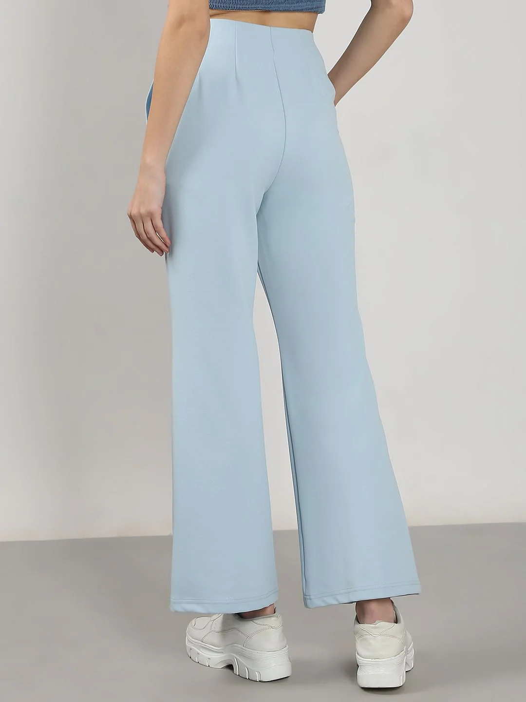 Light Blue Flared Pants - Image 4