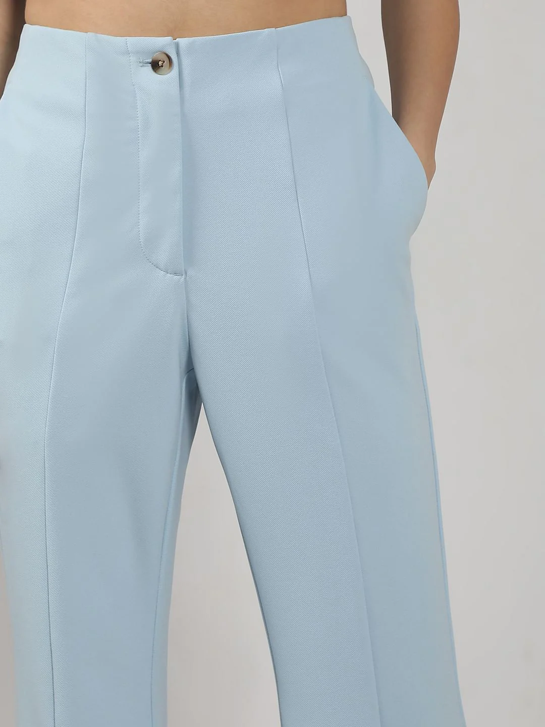 Light Blue Flared Pants - Image 6