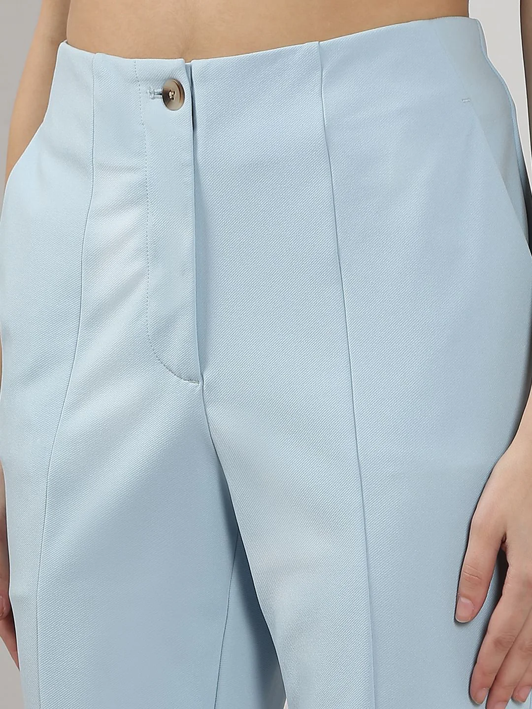 Light Blue Flared Pants - Image 8