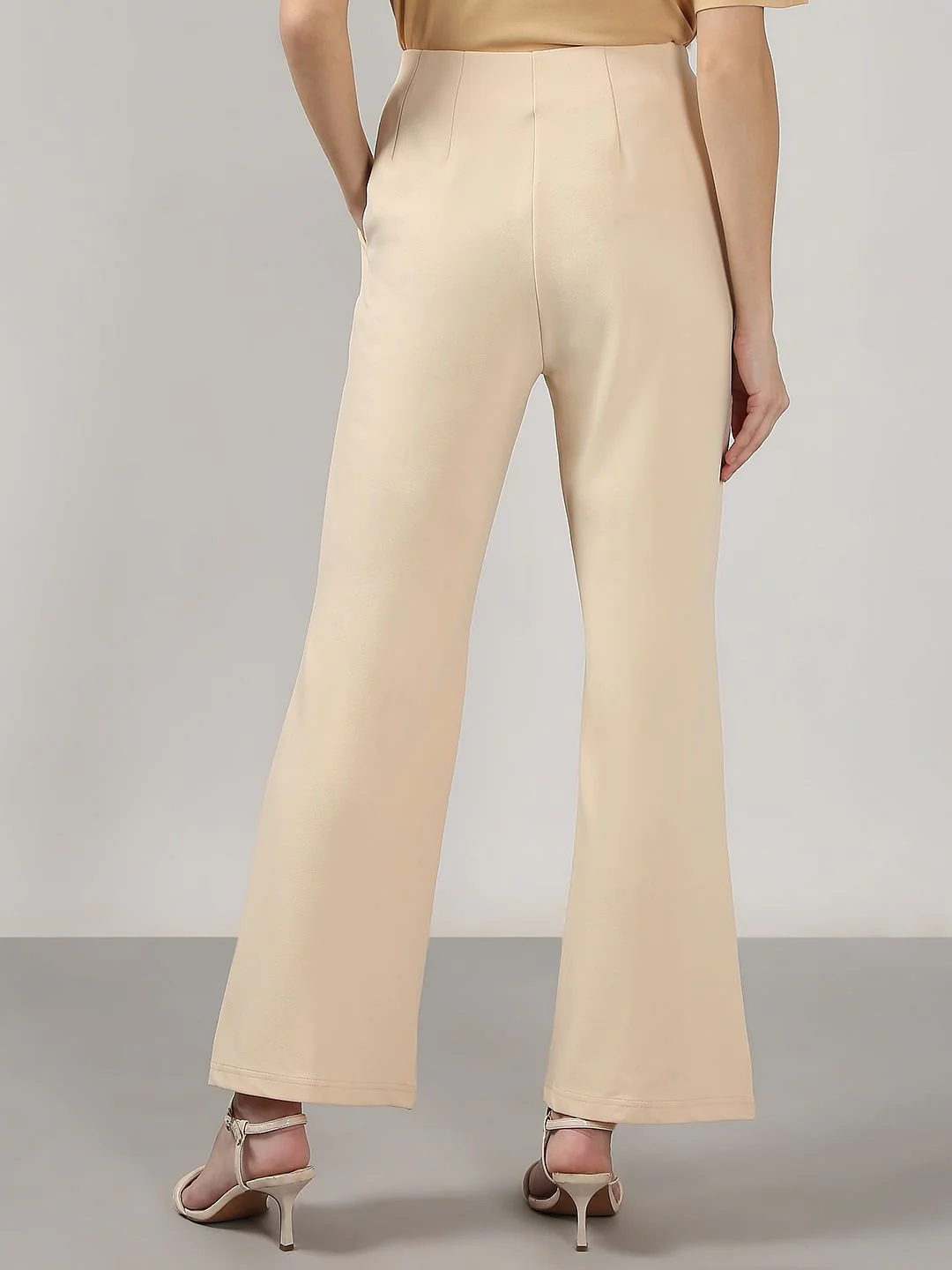 Beige Flared Pants - Image 4