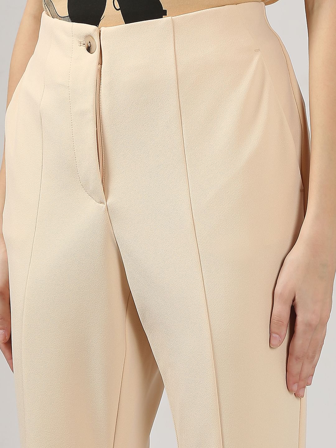 Beige Flared Pants - Image 8