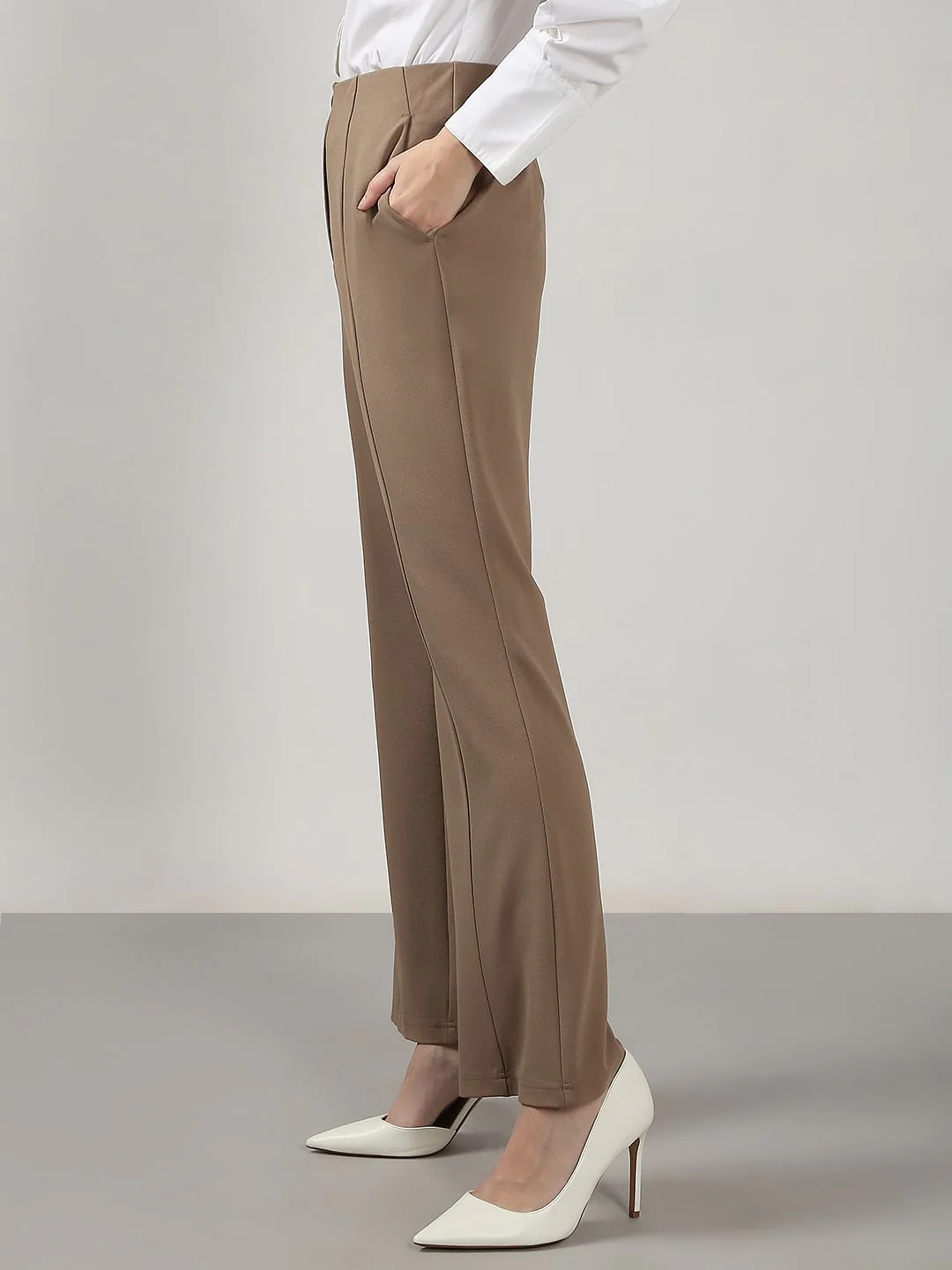 Brown Flared Pants - Image 3