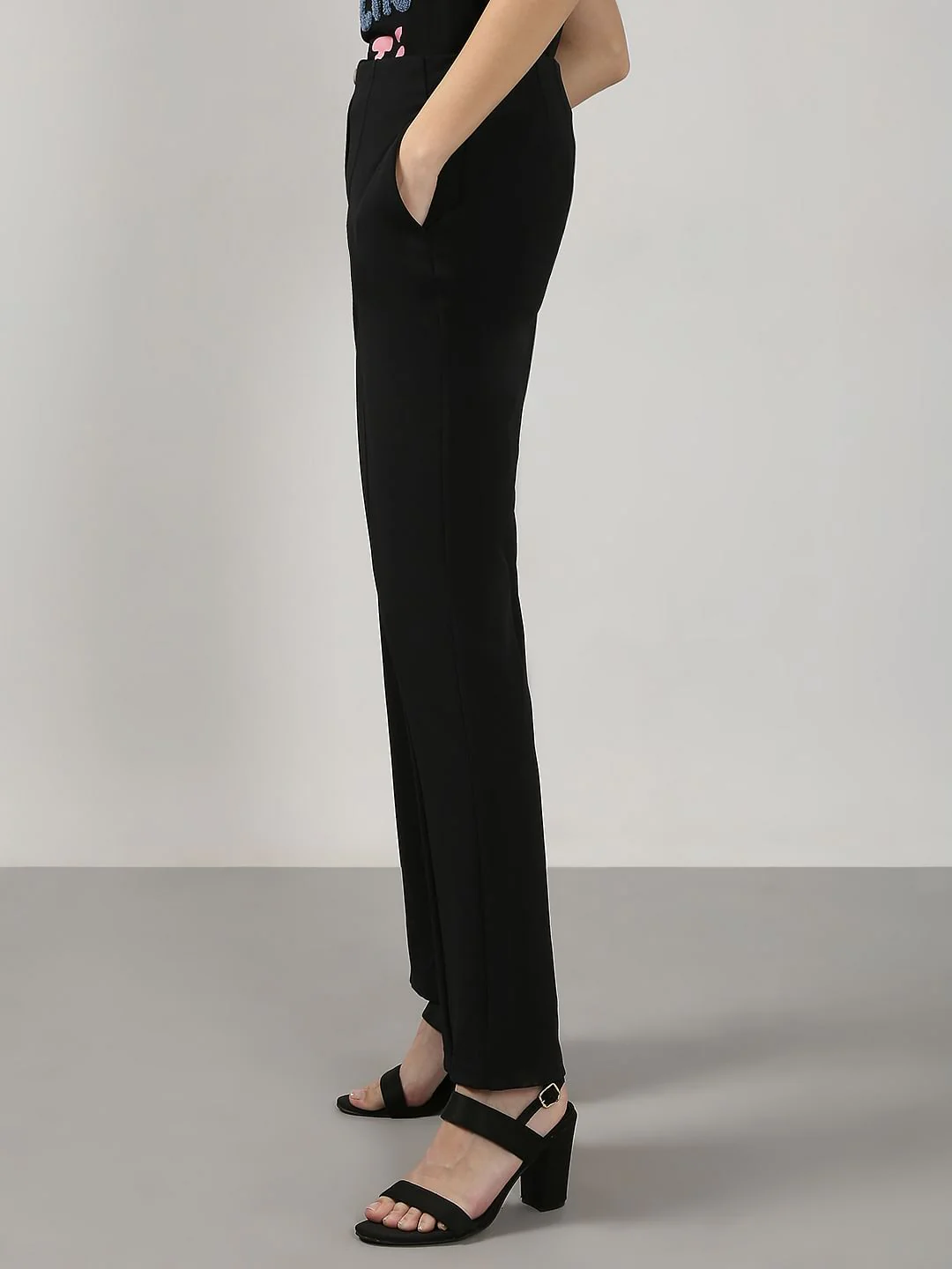 Black Flared Pants - Image 3