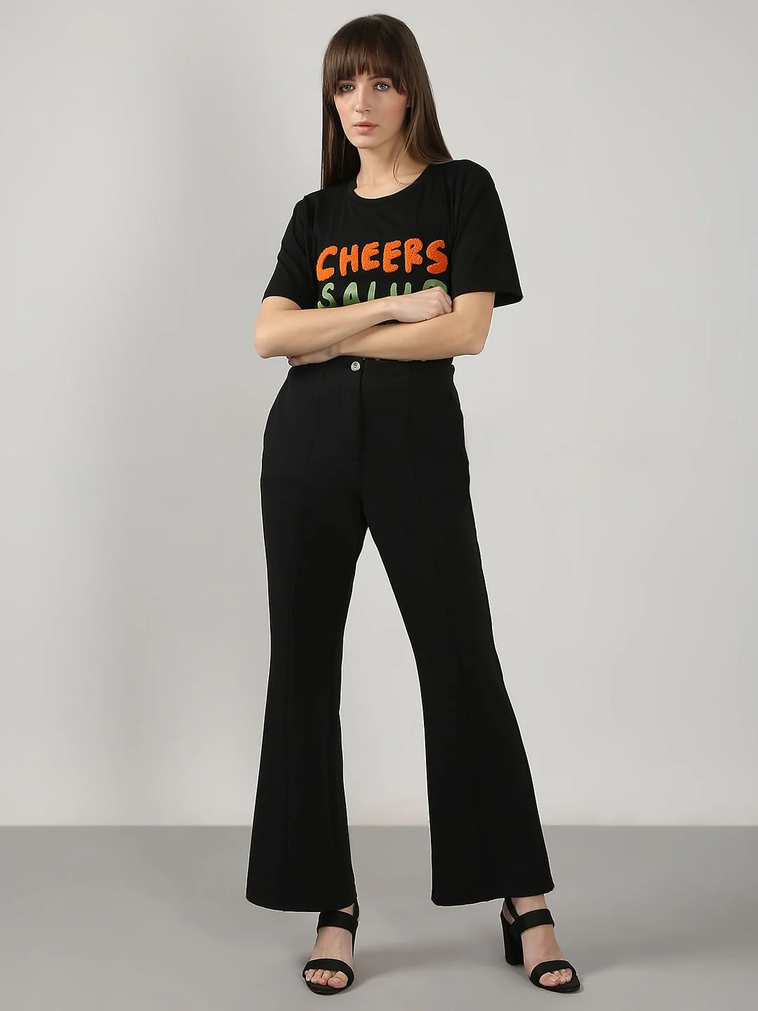 Black Flared Pants - Image 5