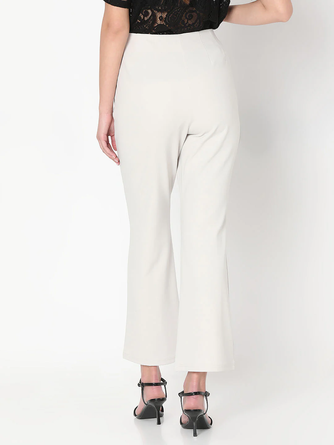 Off-White High Rise Flared Pants - Image 4