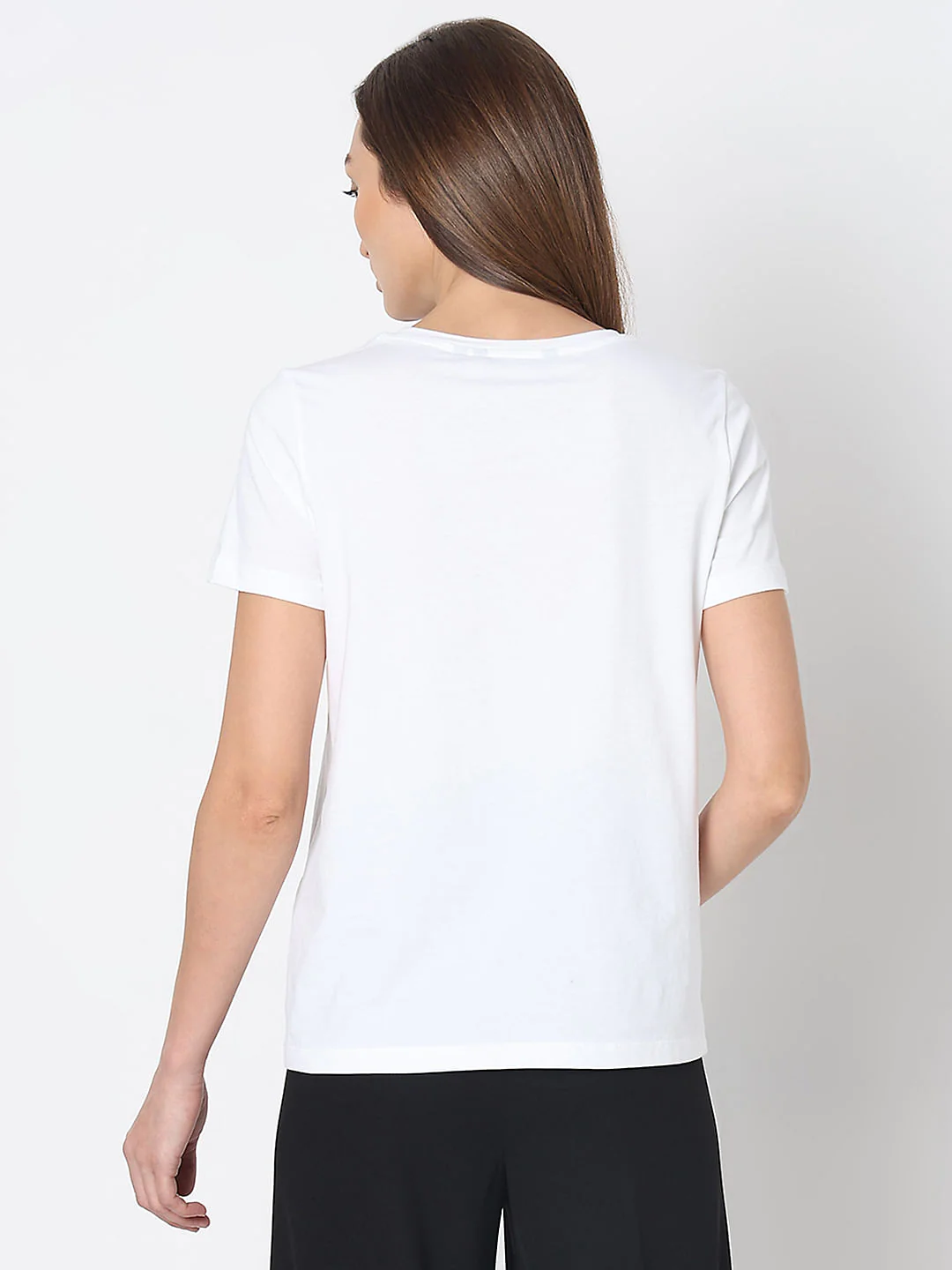 White Graphic Print T-Shirt - Image 4