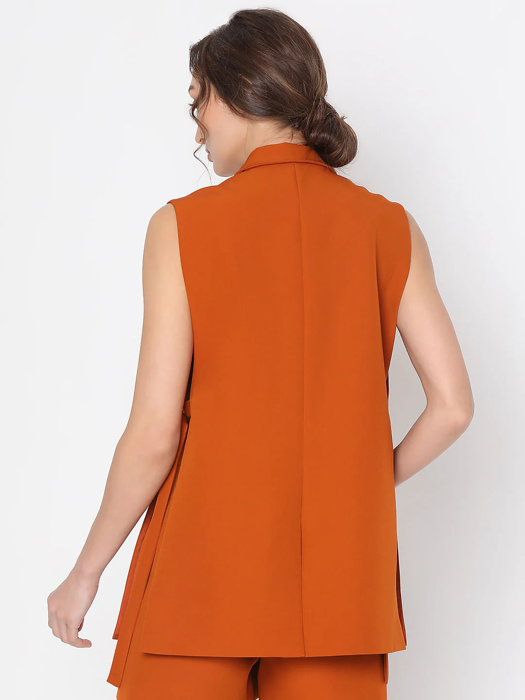Orange Co-Ord Set Blazer - Image 4