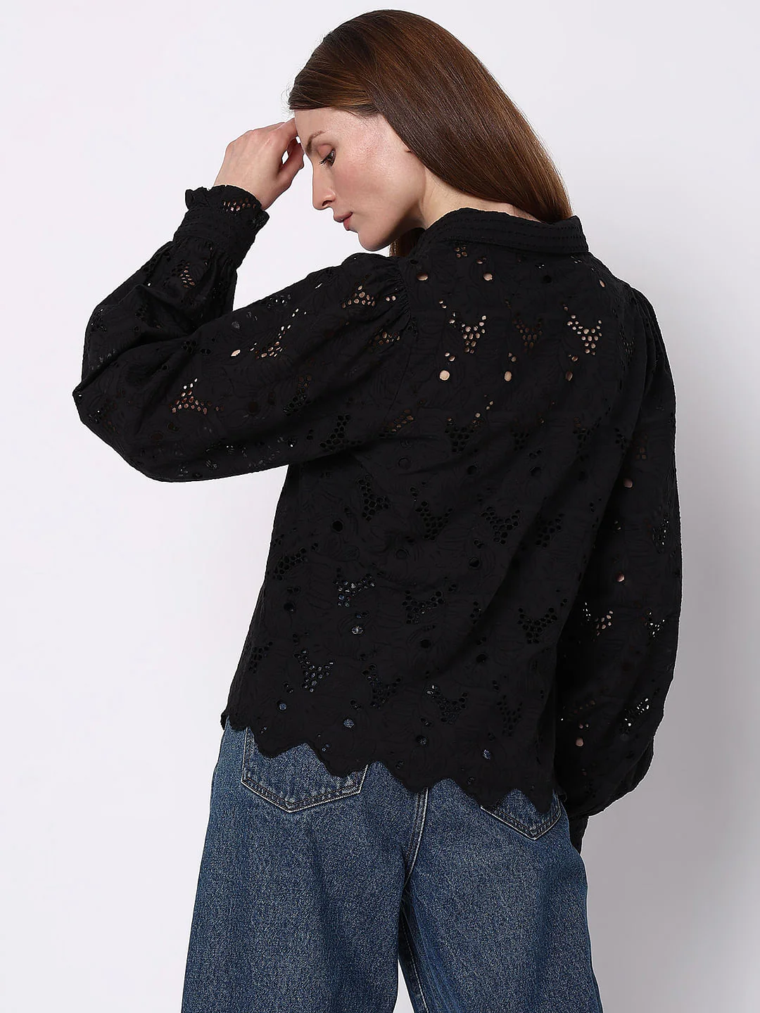 Black Lace Shirt - Image 4