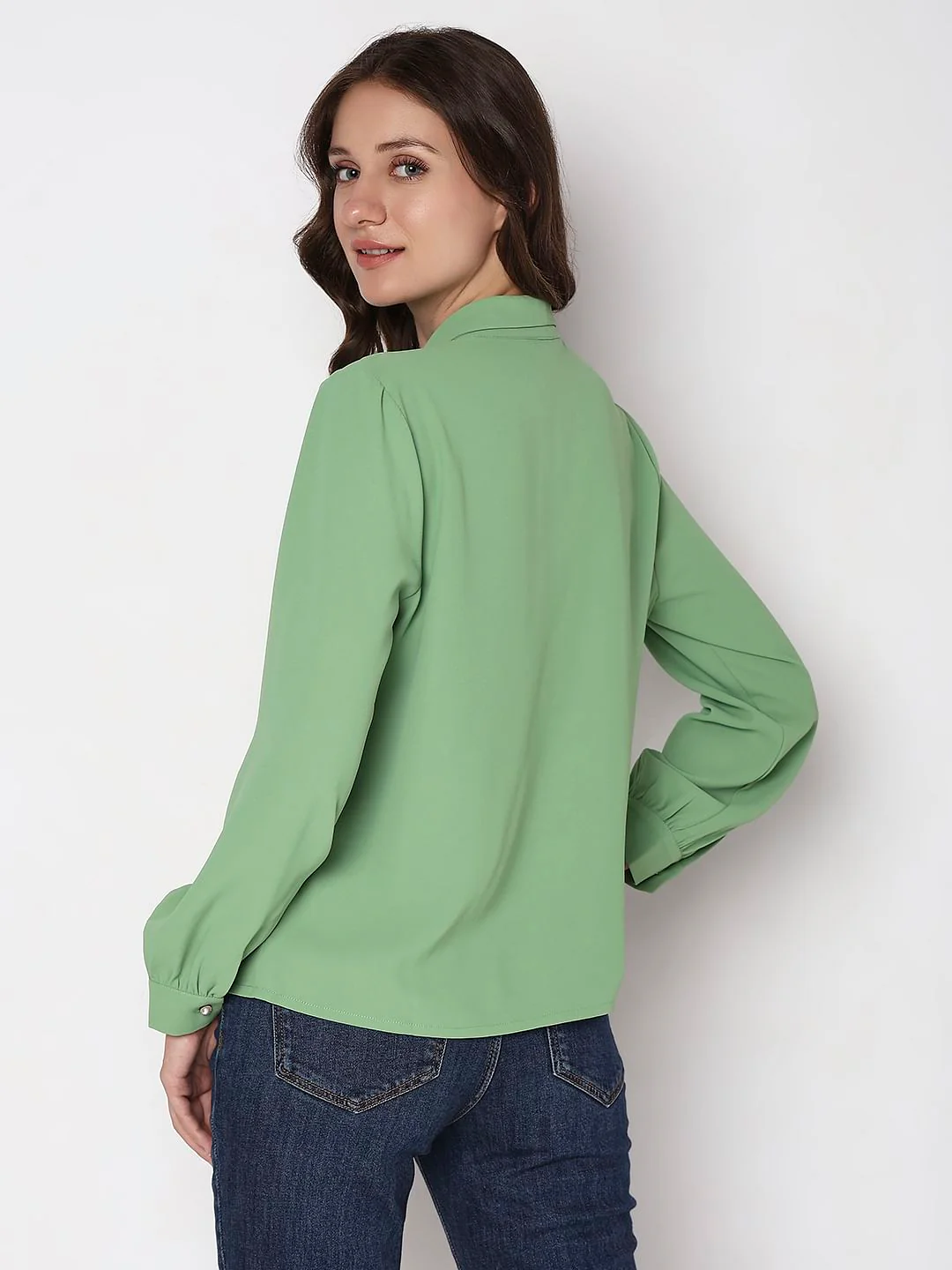 Light Green Full Sleeves Top - Image 4