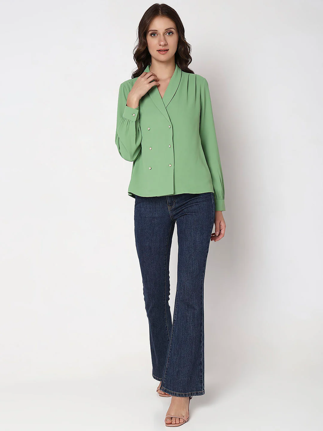 Light Green Full Sleeves Top - Image 5