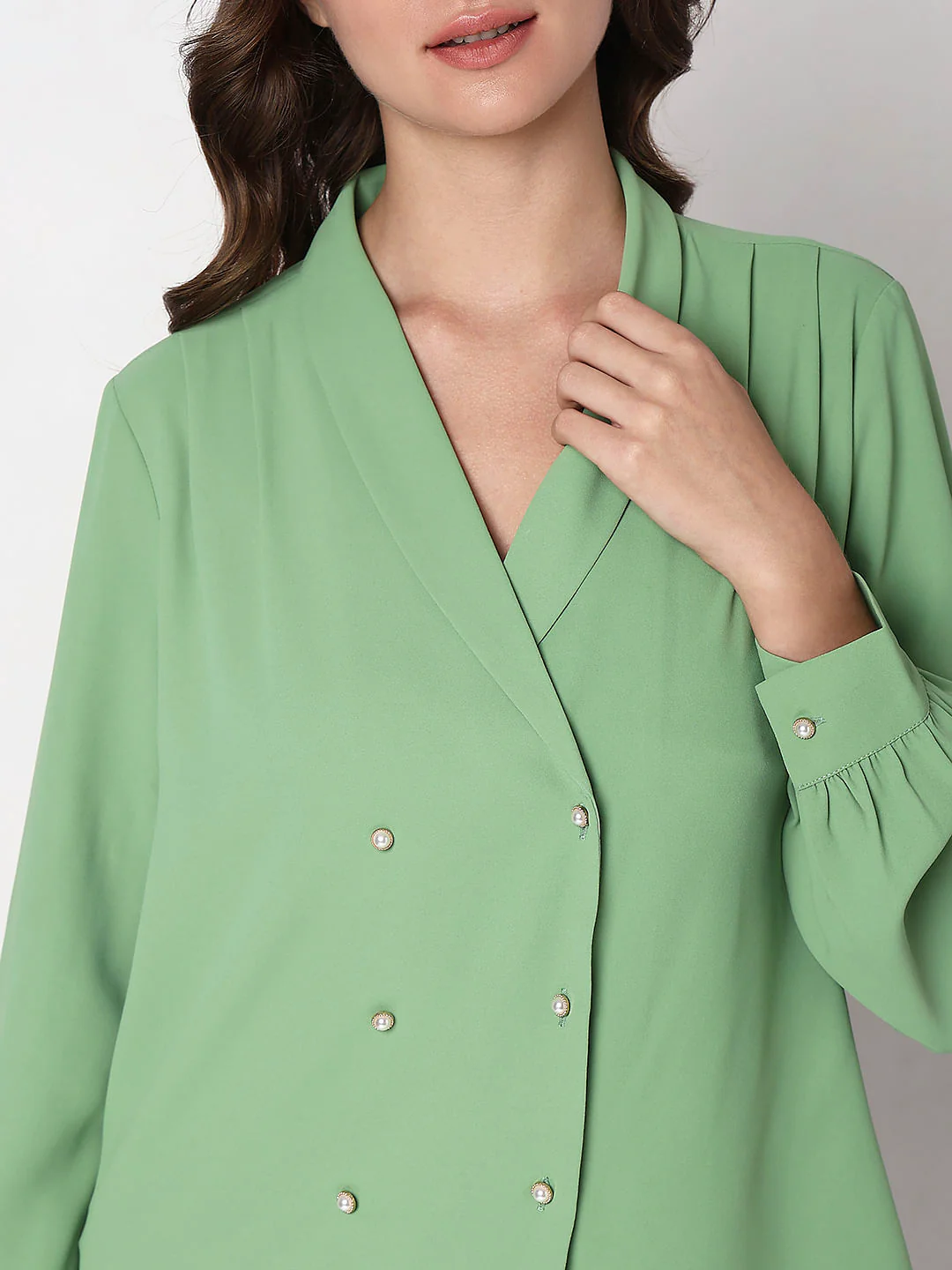 Light Green Full Sleeves Top - Image 6
