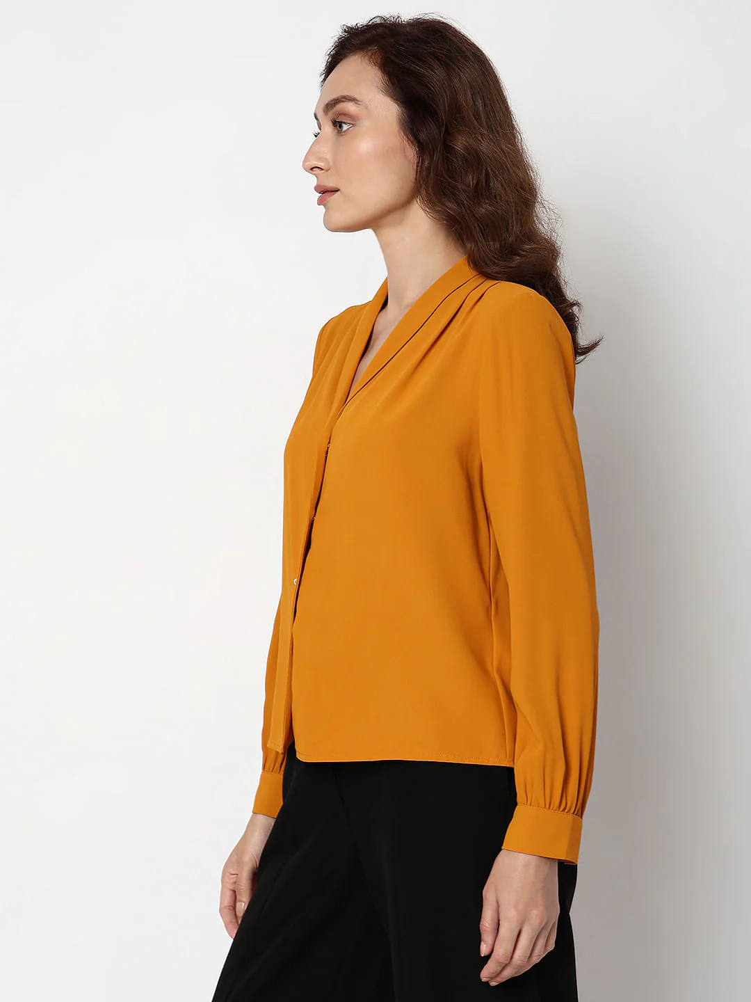 Mustard Full Sleeves Top - Image 3