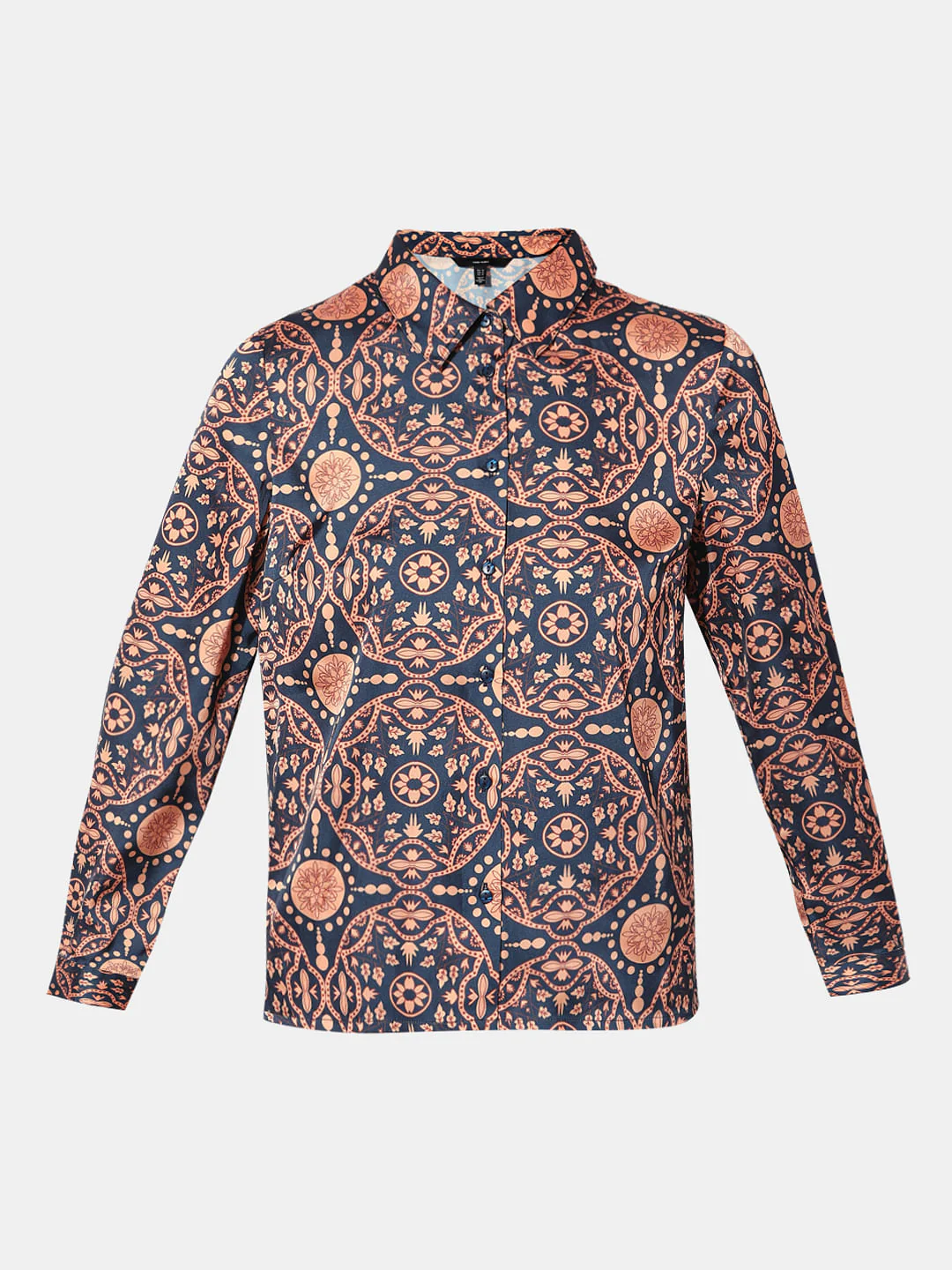 Blue All Over Print Co-Ord Set Shirt - Image 7
