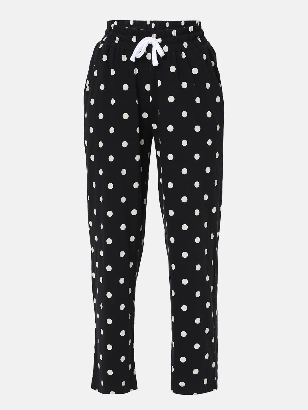 Monochrome Polka Dot Pyjama Set - Image 9