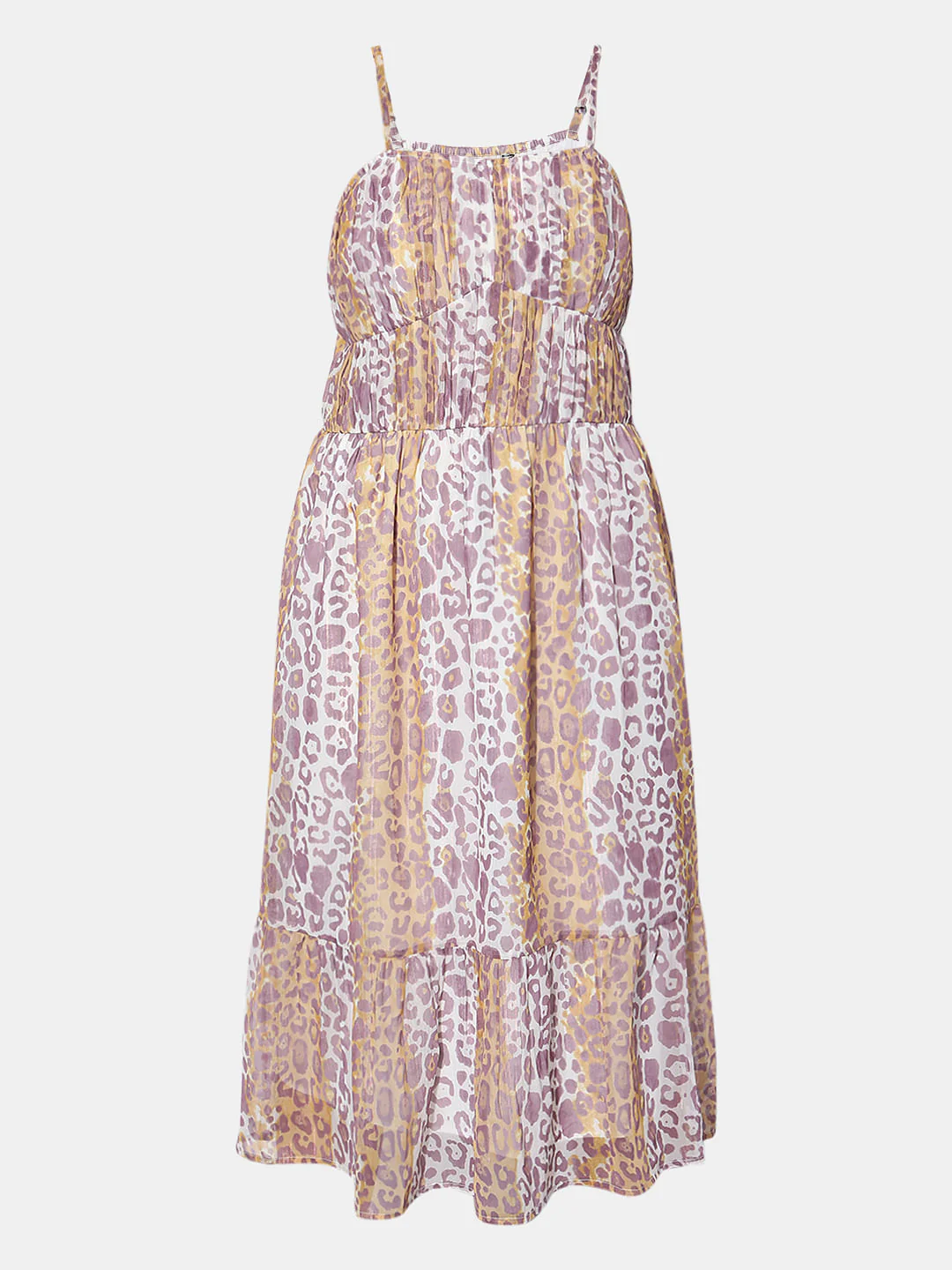 Multi-Coloured Animal Print Dress - Image 6