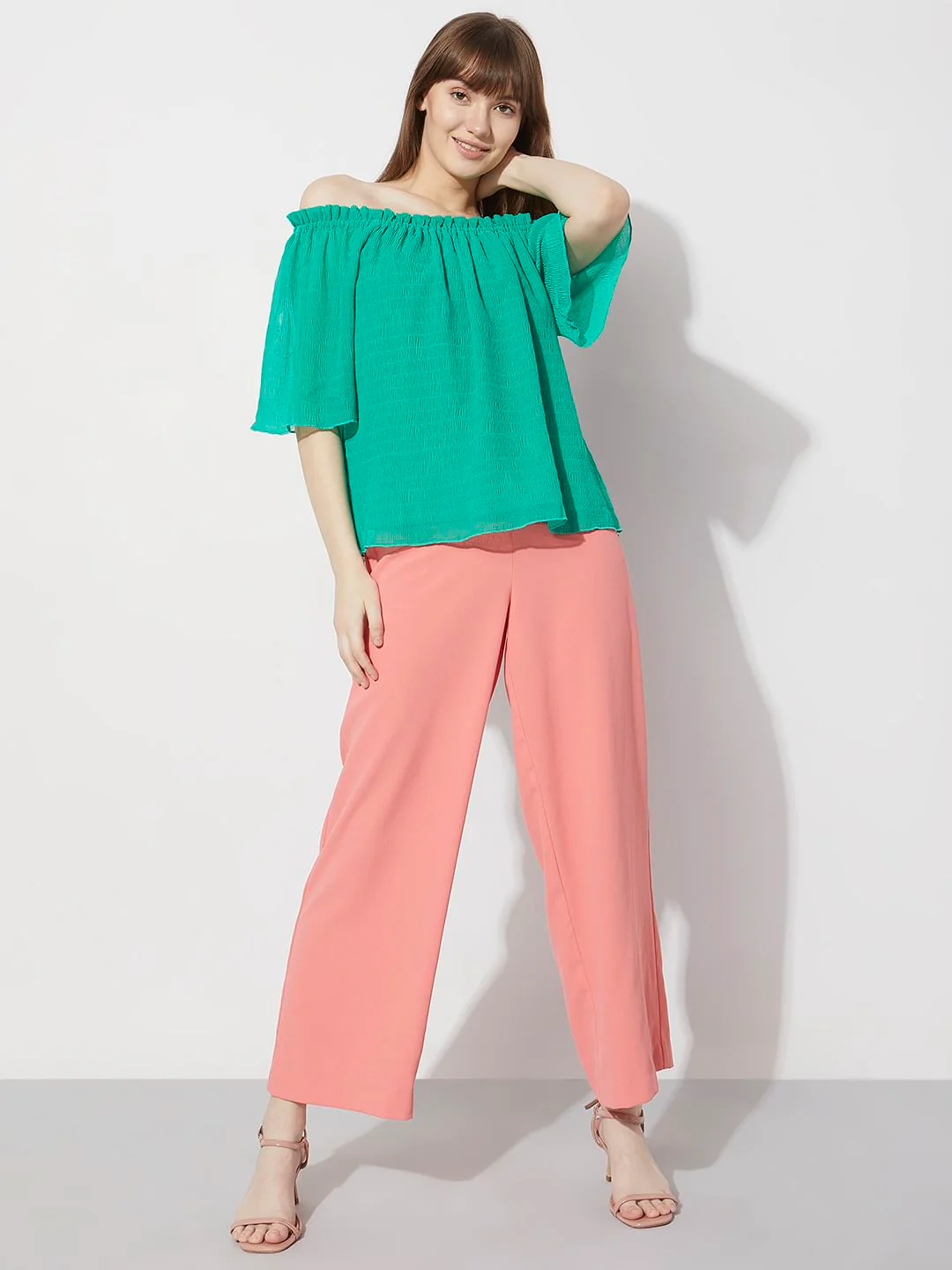 Green Off-Shoulder Top - Image 5