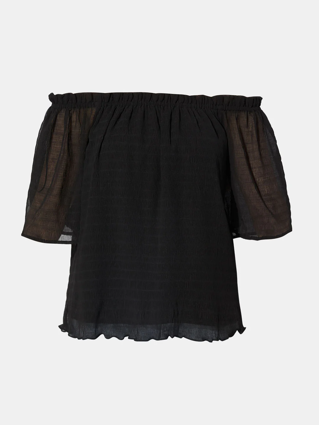 Black Off-Shoulder Top - Image 7