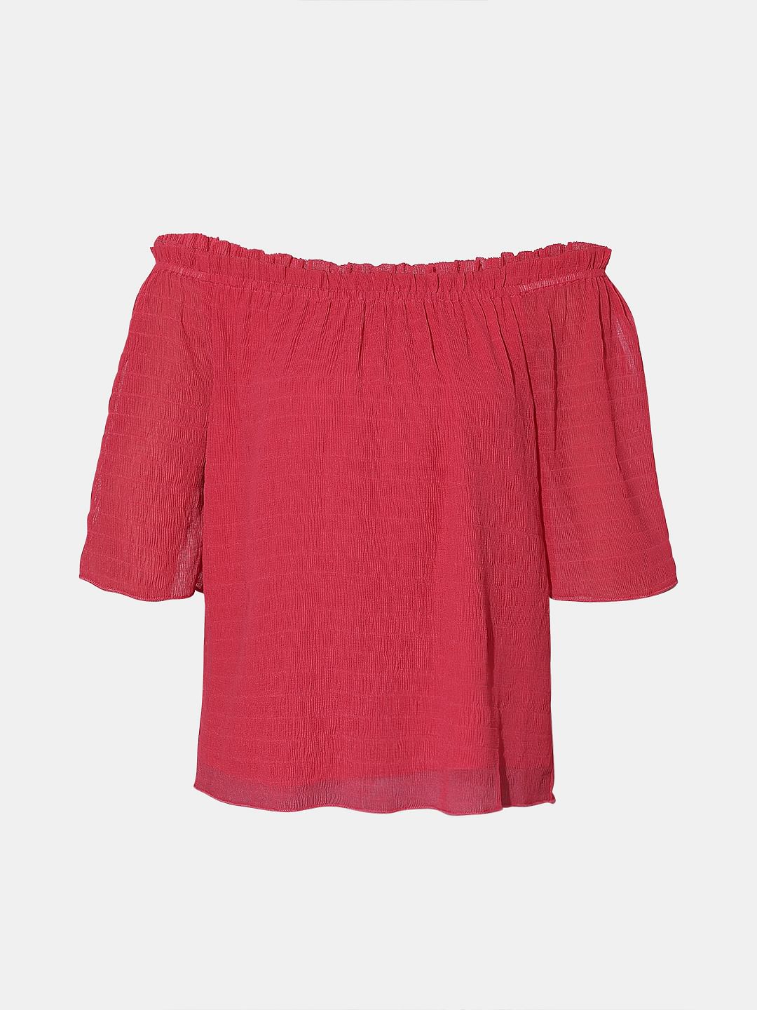 Red Off-Shoulder Top - Image 7