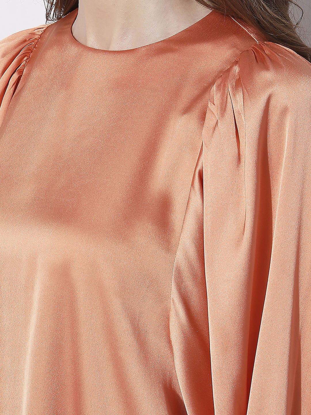 Orange Batwing Sleeves Top - Image 8