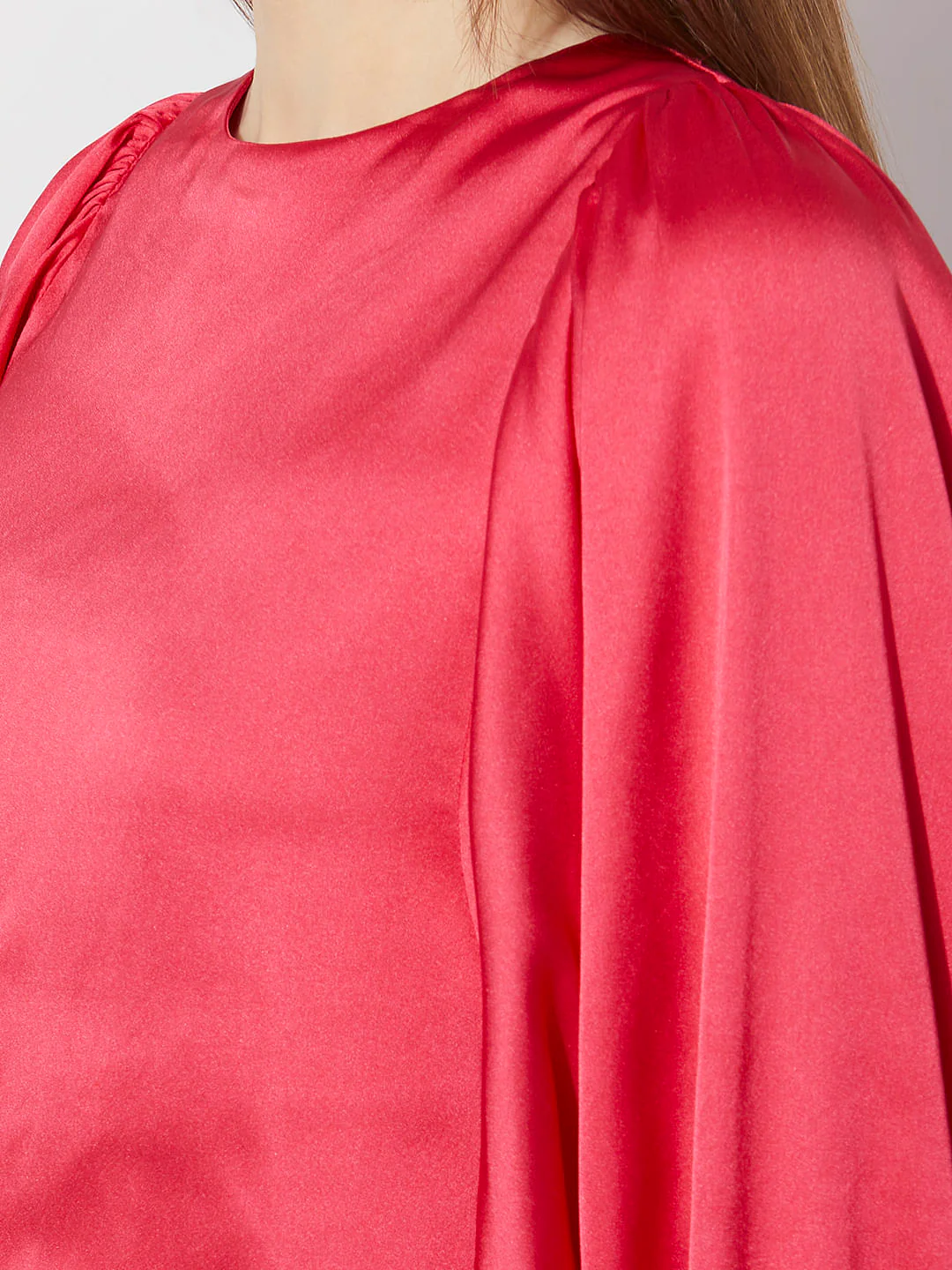 Magenta Batwing Sleeves Top - Image 8