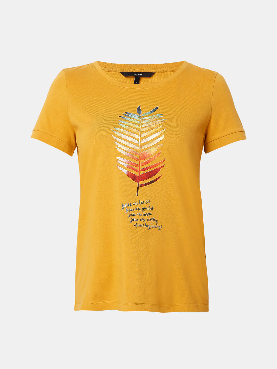 Mustard Graphic Print T-Shirt - Image 7
