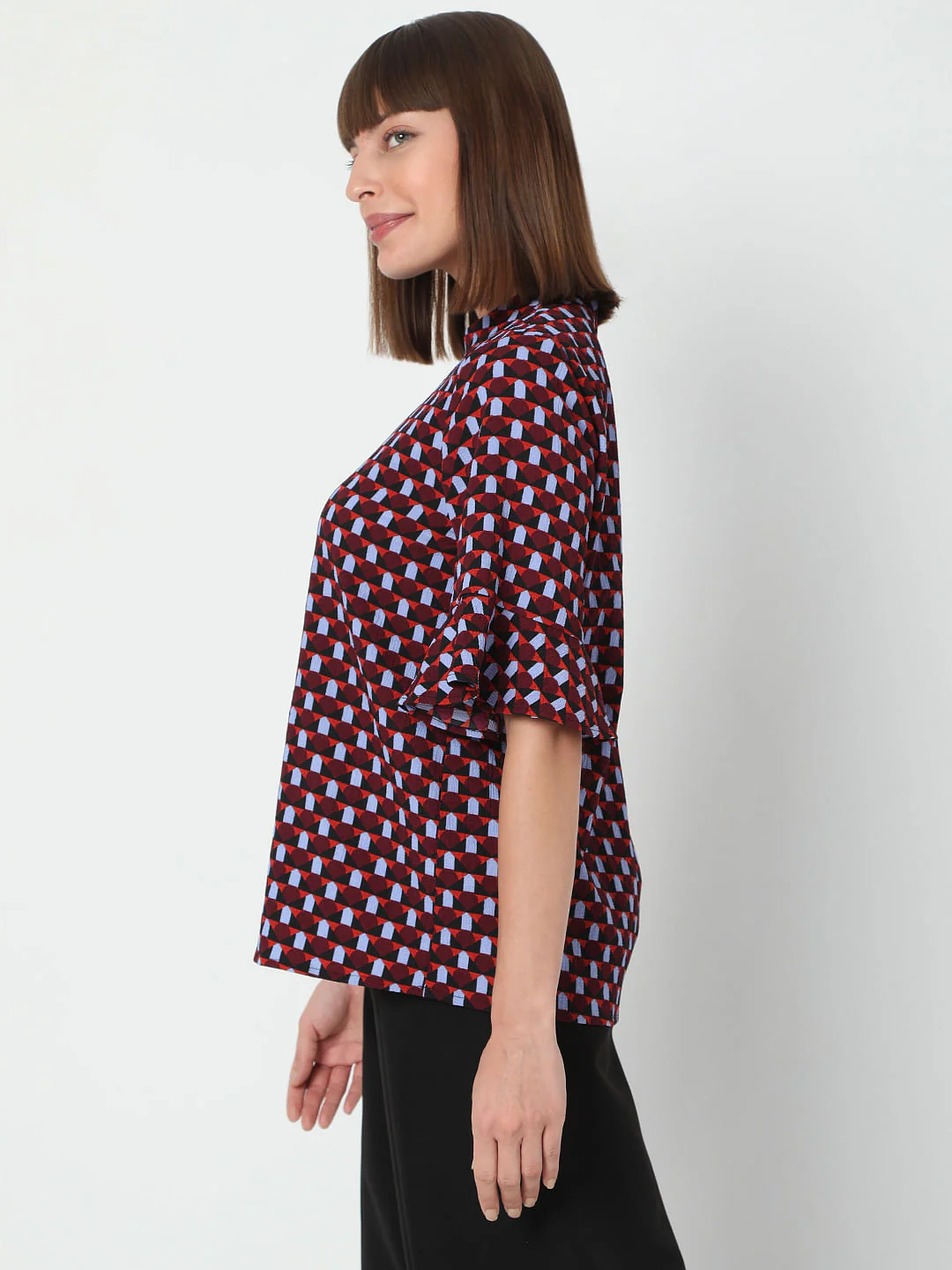 Red Printed Top - Image 3