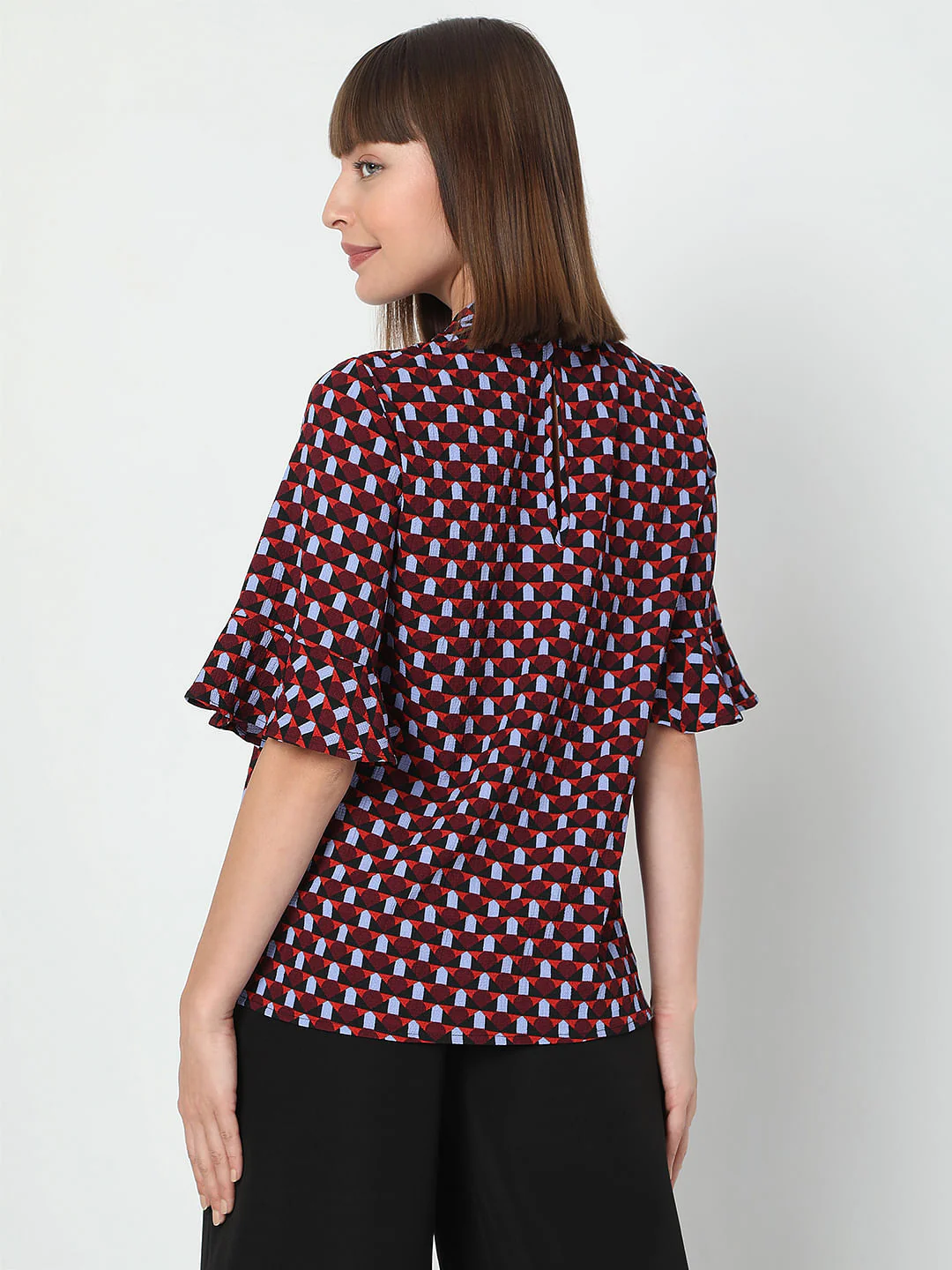 Red Printed Top - Image 4