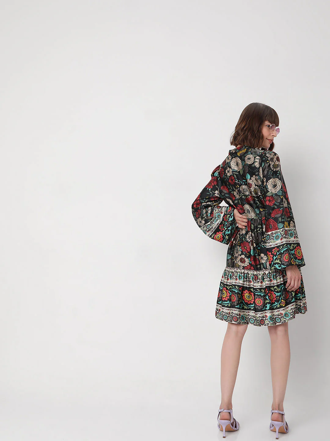 Black Floral Dress