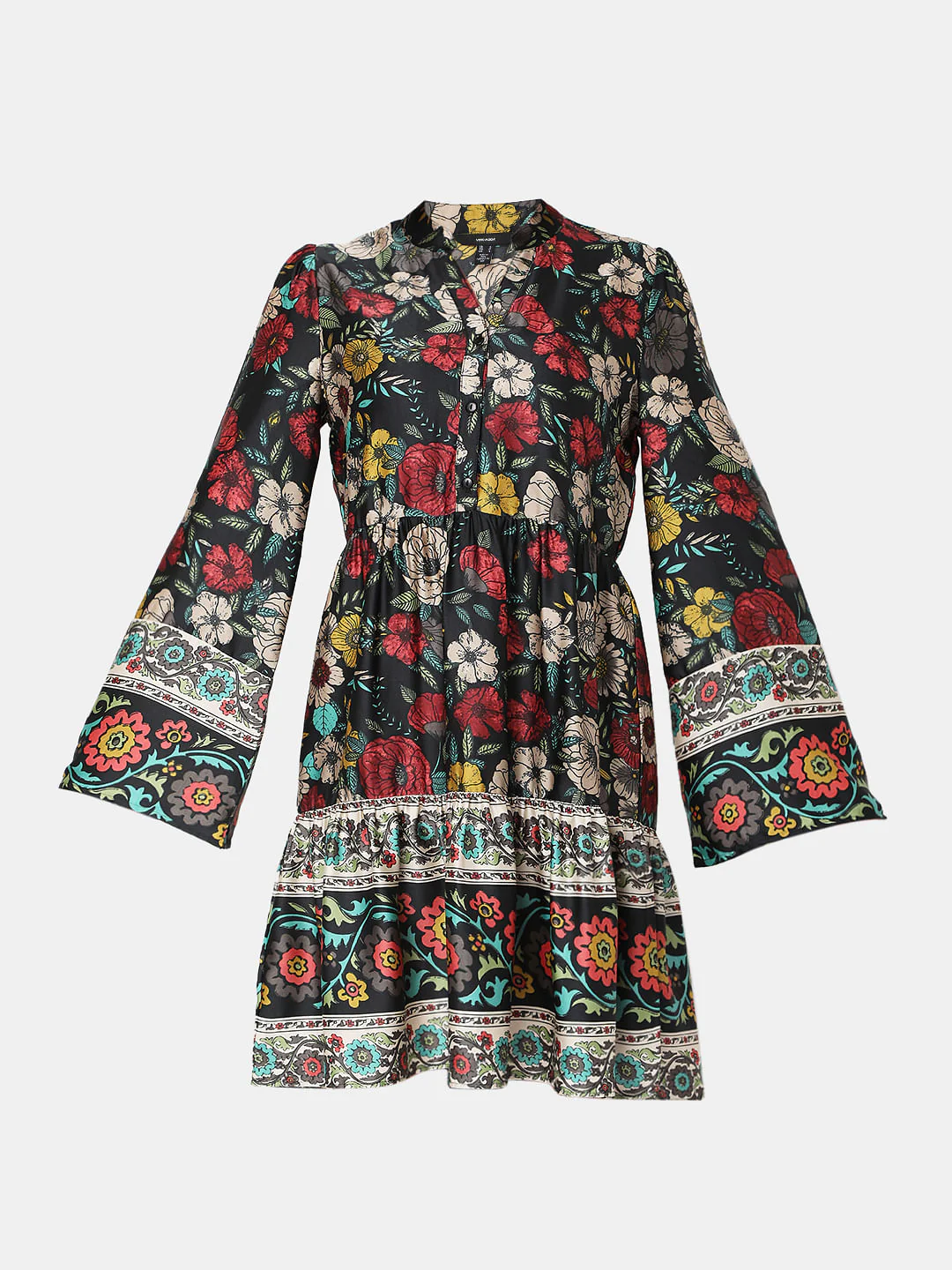 Black Floral Dress - Image 7