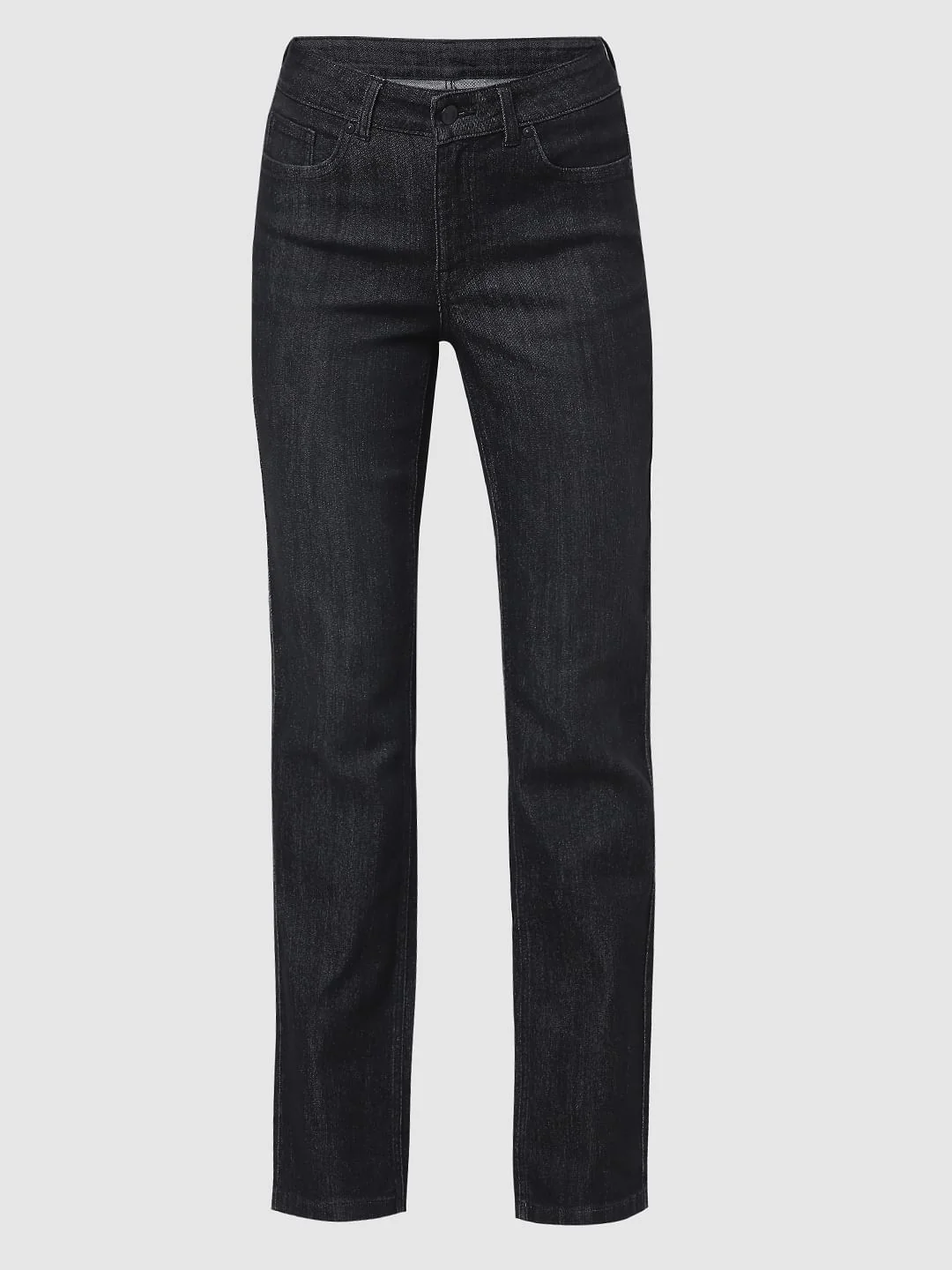 Black Mid Rise Petra Bootcut Jeans - Image 6