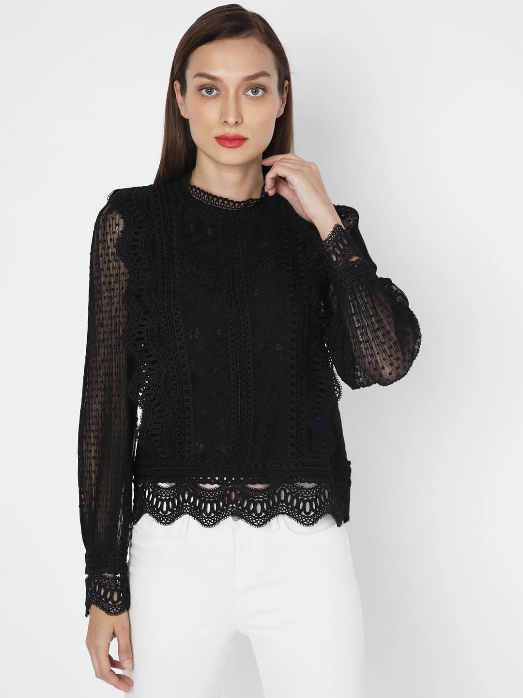 Black Lace Top - Image 2
