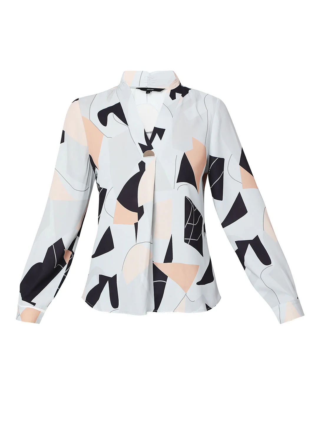 Blue Printed Top - Image 7