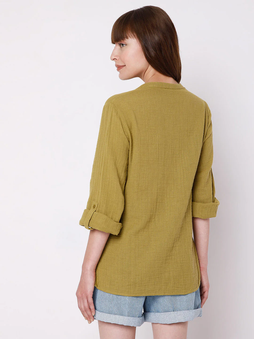 Yellow Organic Cotton Shirt - Image 4