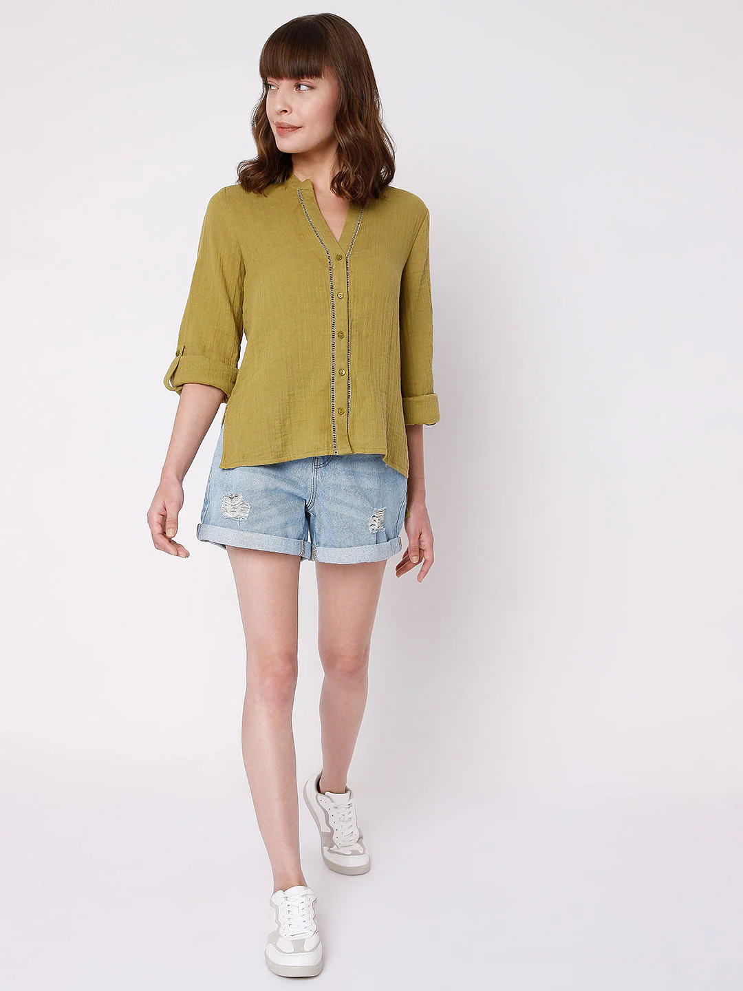 Yellow Organic Cotton Shirt - Image 5