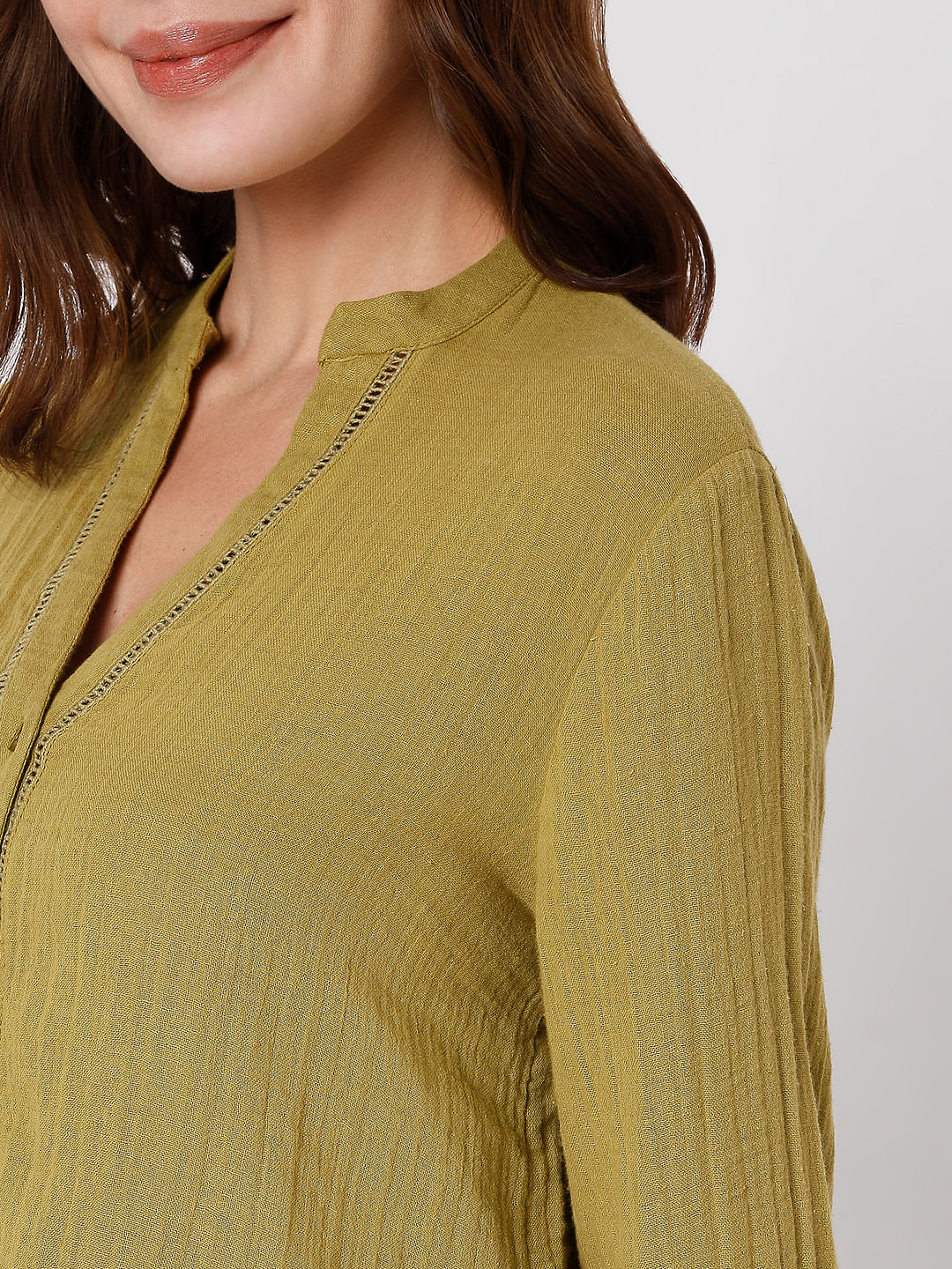 Yellow Organic Cotton Shirt - Image 6