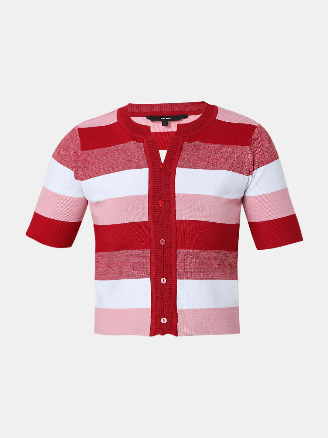 White Striped Knit Top - Image 7