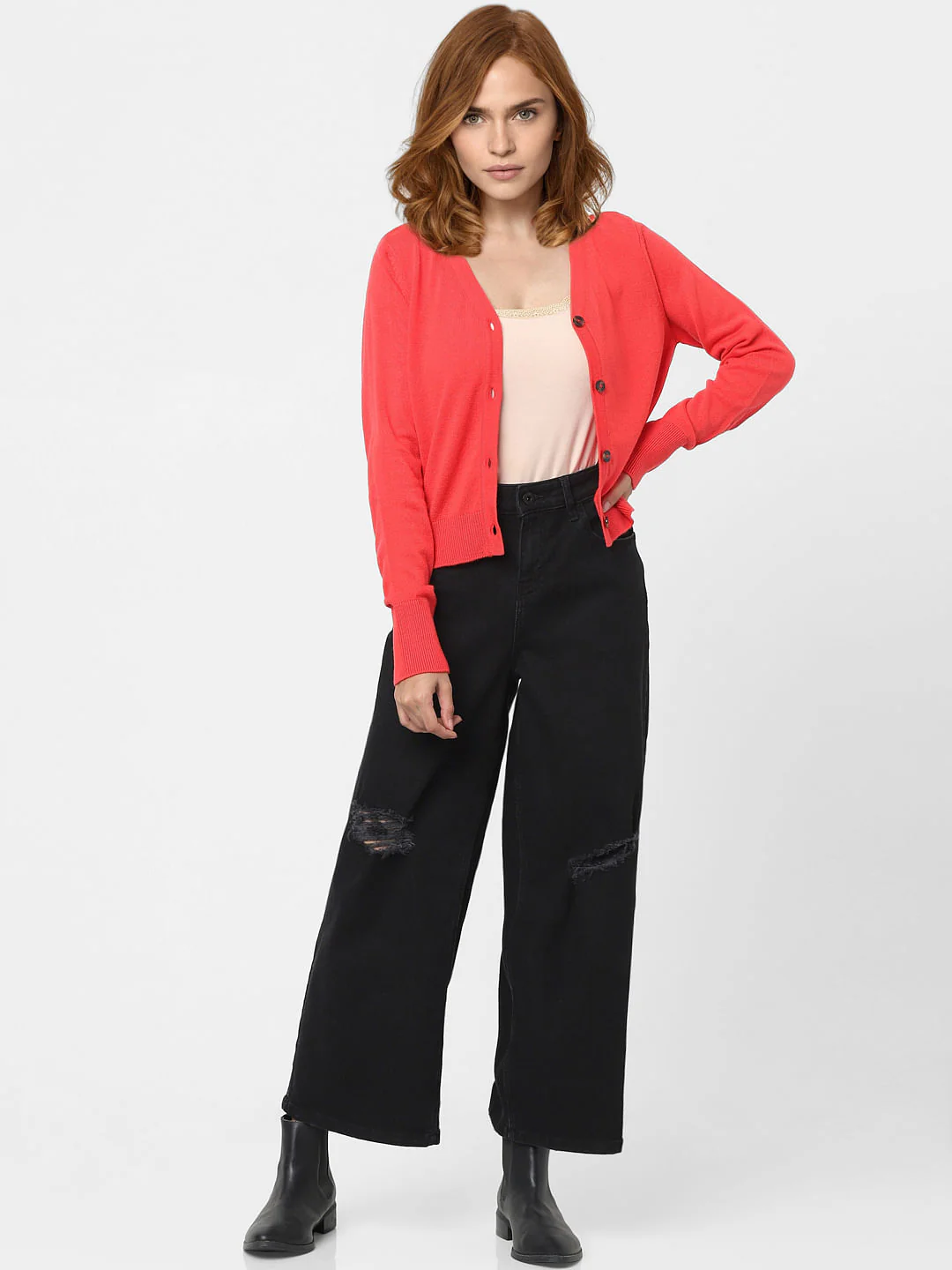 Pink Short Cardigan - Image 4