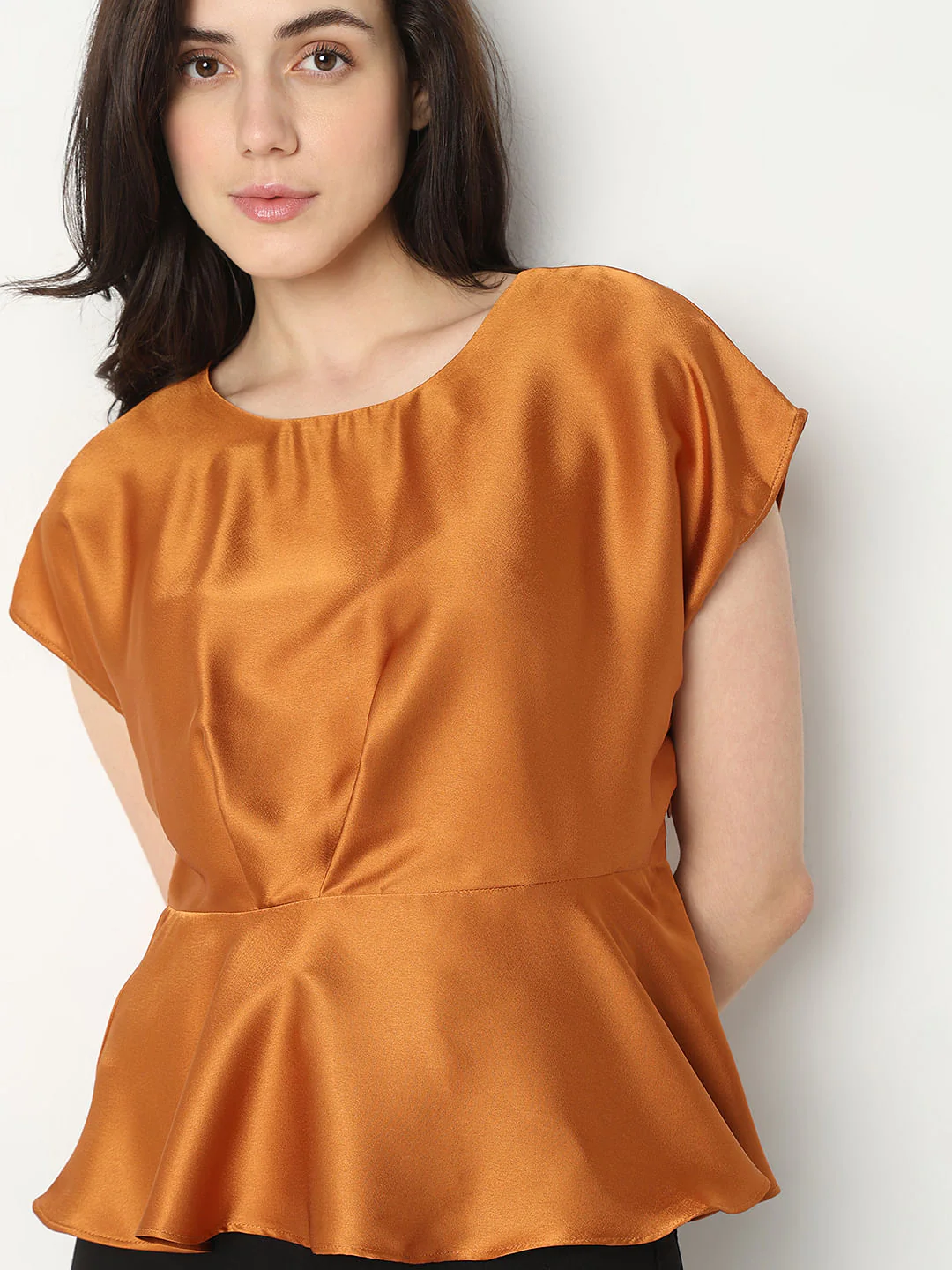 Copper Peplum Top - Image 6