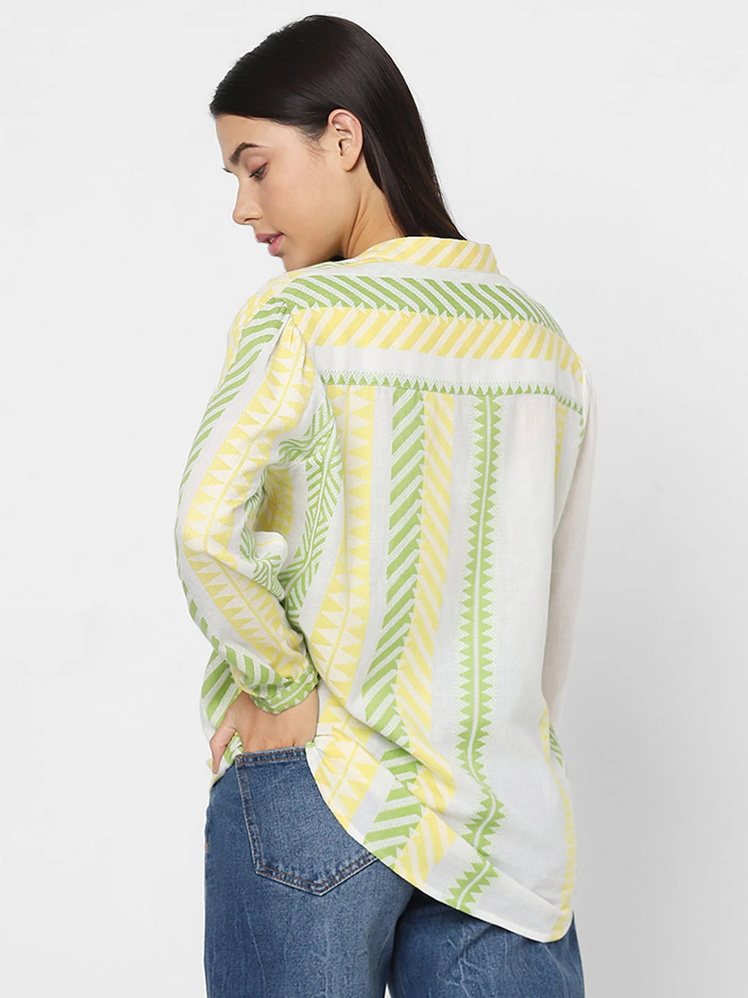 Cream Printed Top - Image 4
