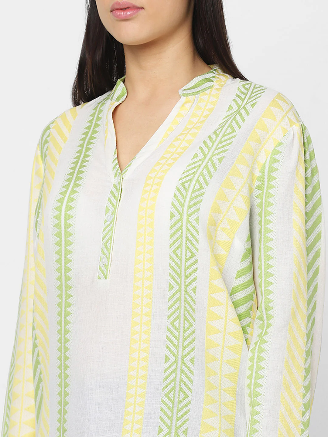 Cream Printed Top - Image 5