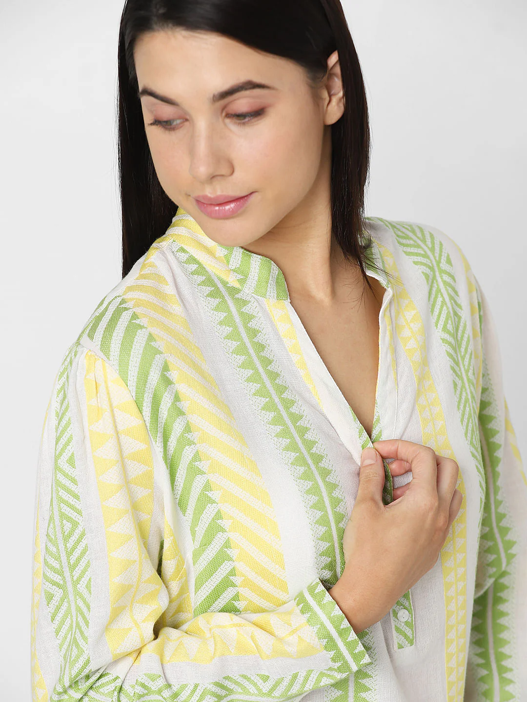 Cream Printed Top - Image 6